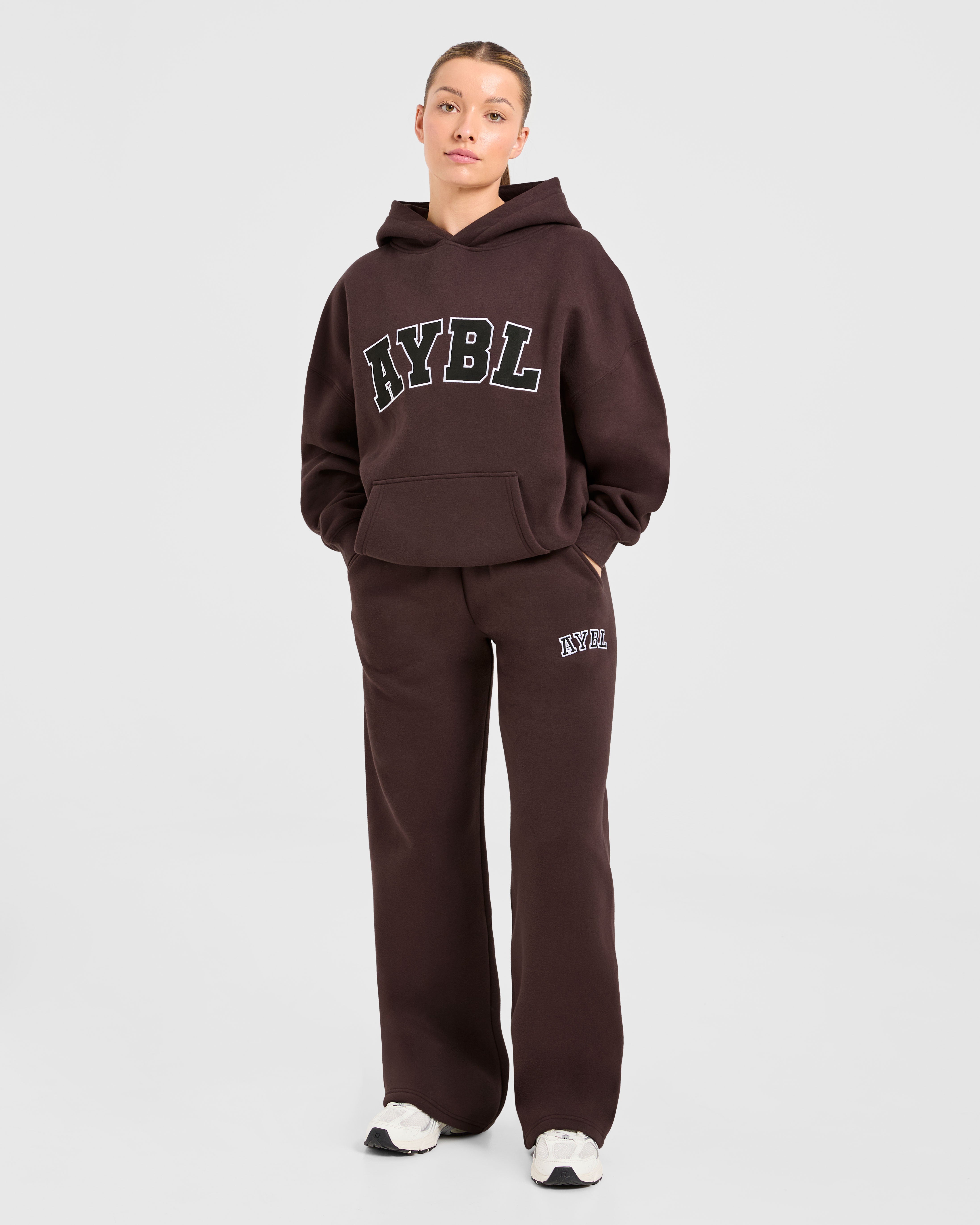 Varsity 2.0 Oversized Hoodie - Cocoa Braun