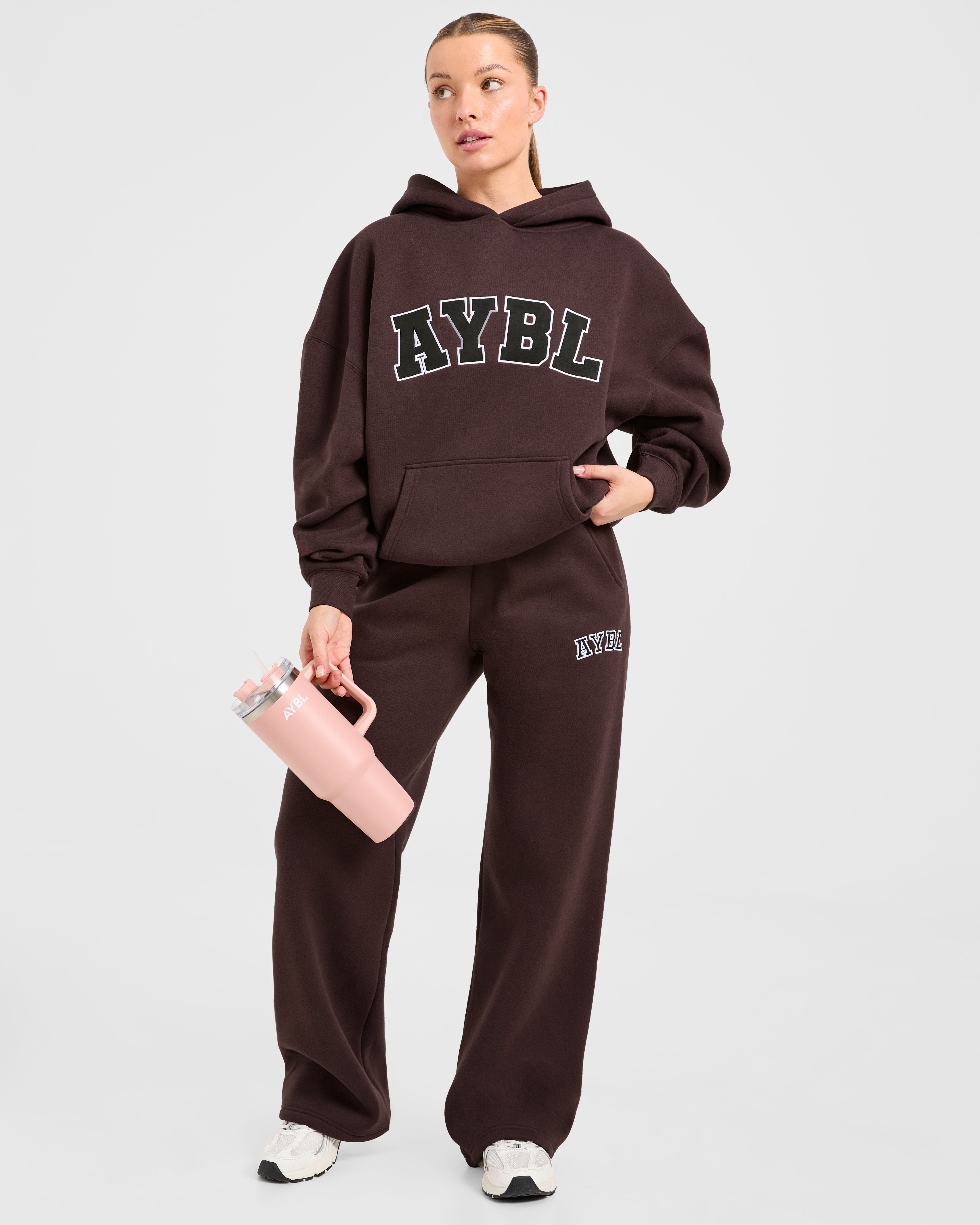 Varsity 2.0 Oversized Hoodie - Cocoa Braun