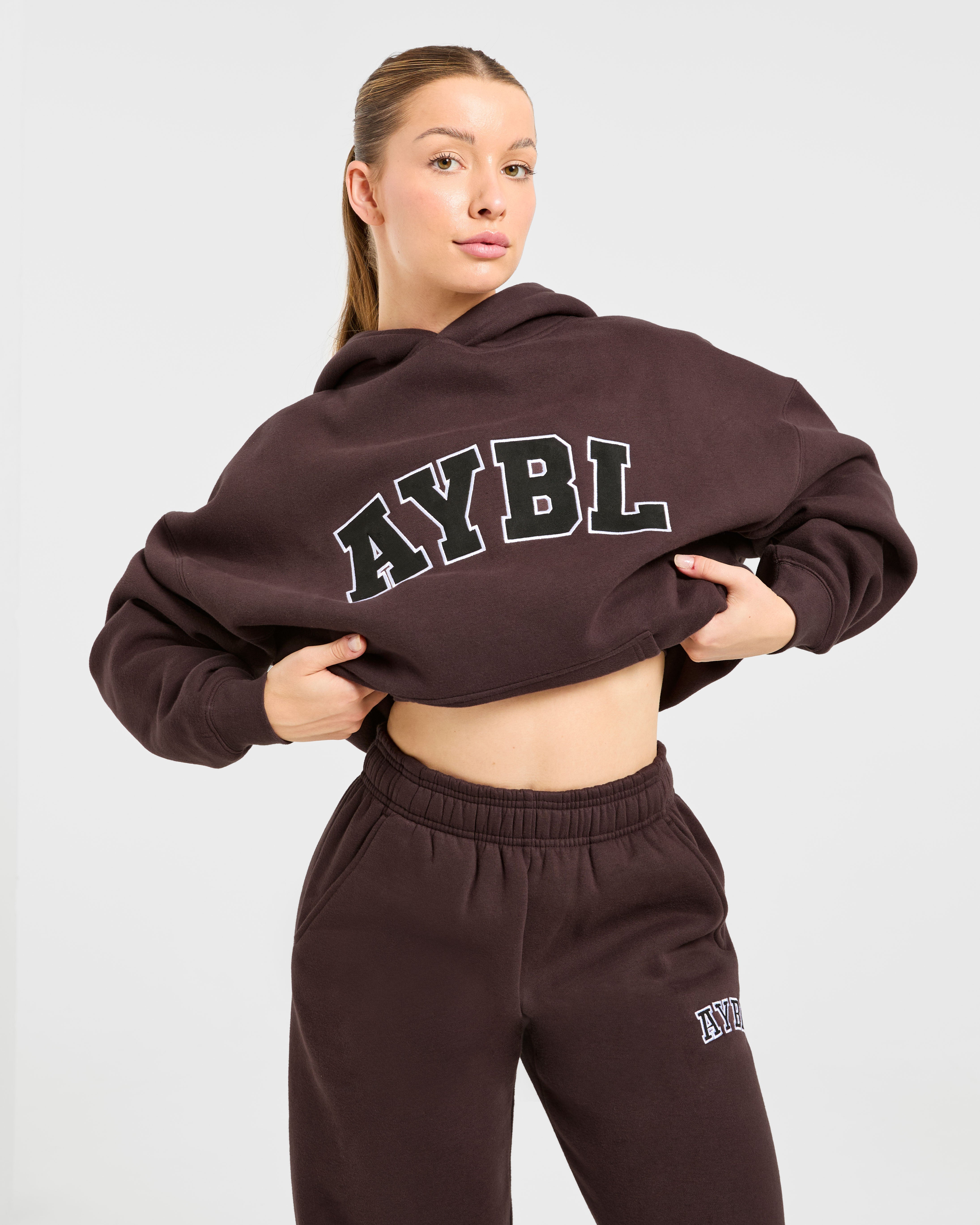 Varsity 2.0 Oversized Hoodie - Cocoa Braun