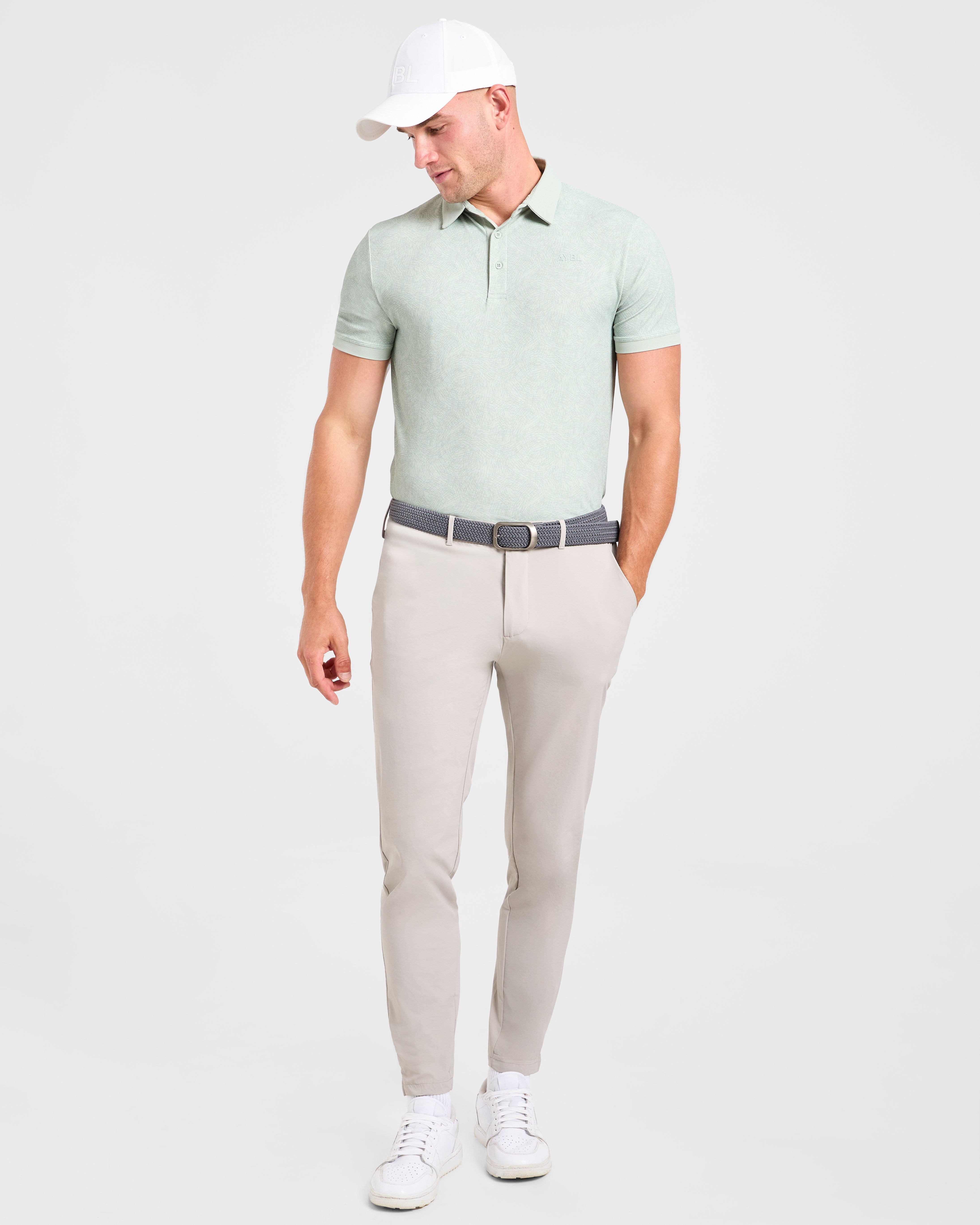 Precision Static Polo - Washed Sage