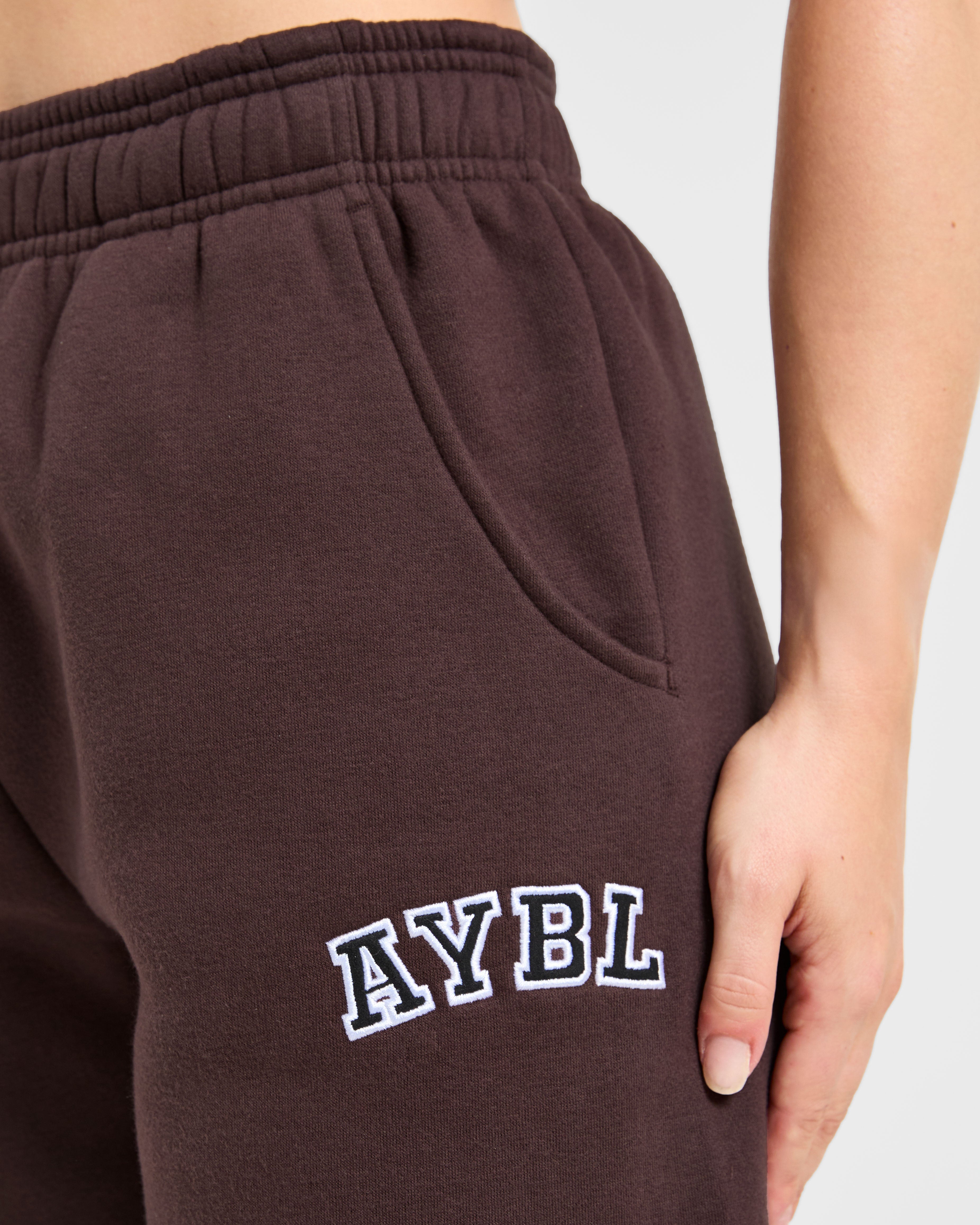 Varsity 2.0 Oversized Joggers - Cocoa Braun
