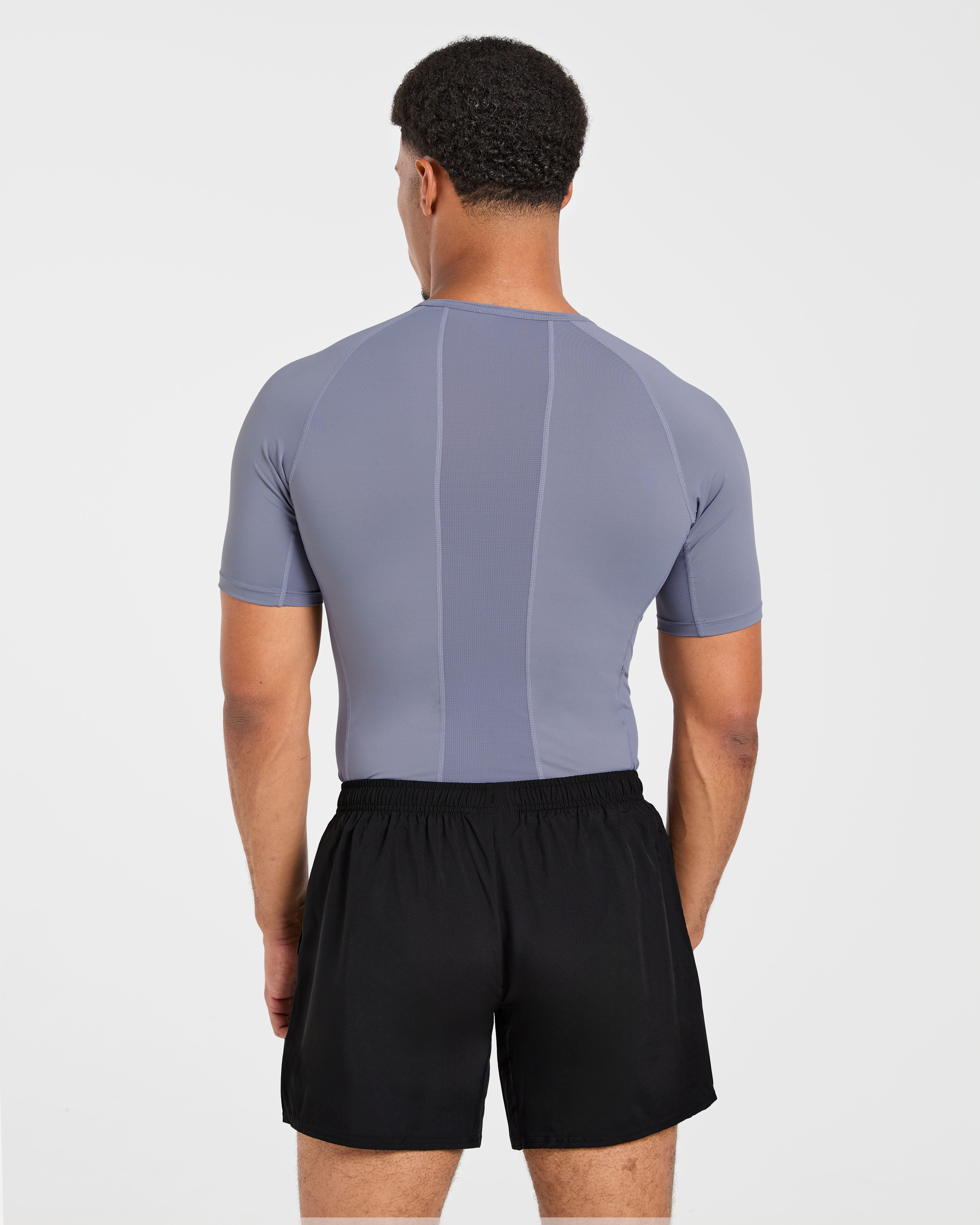 Compression T Shirt - Slate Grau
