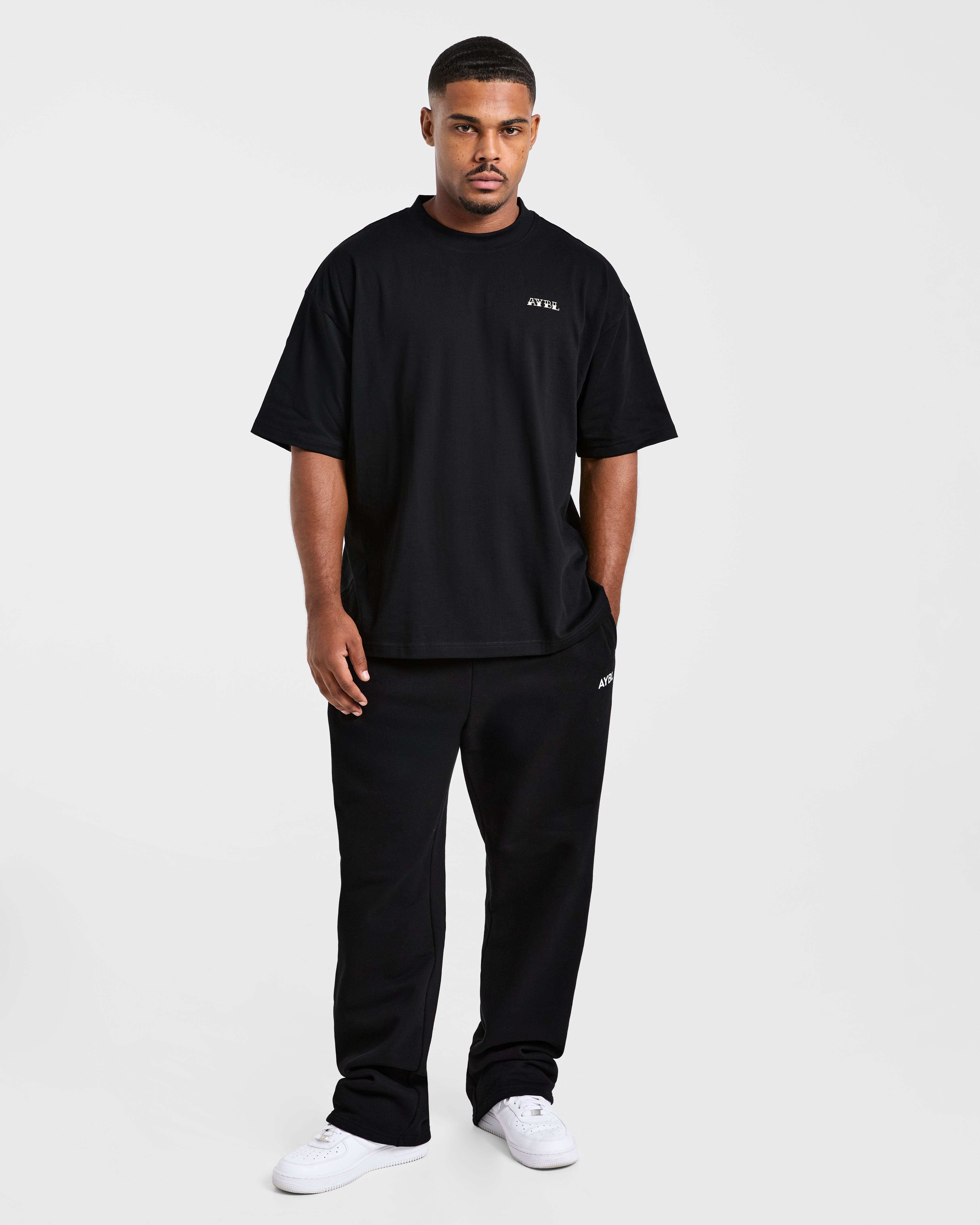AYBL Strength Club Oversized T Shirt - Schwarz