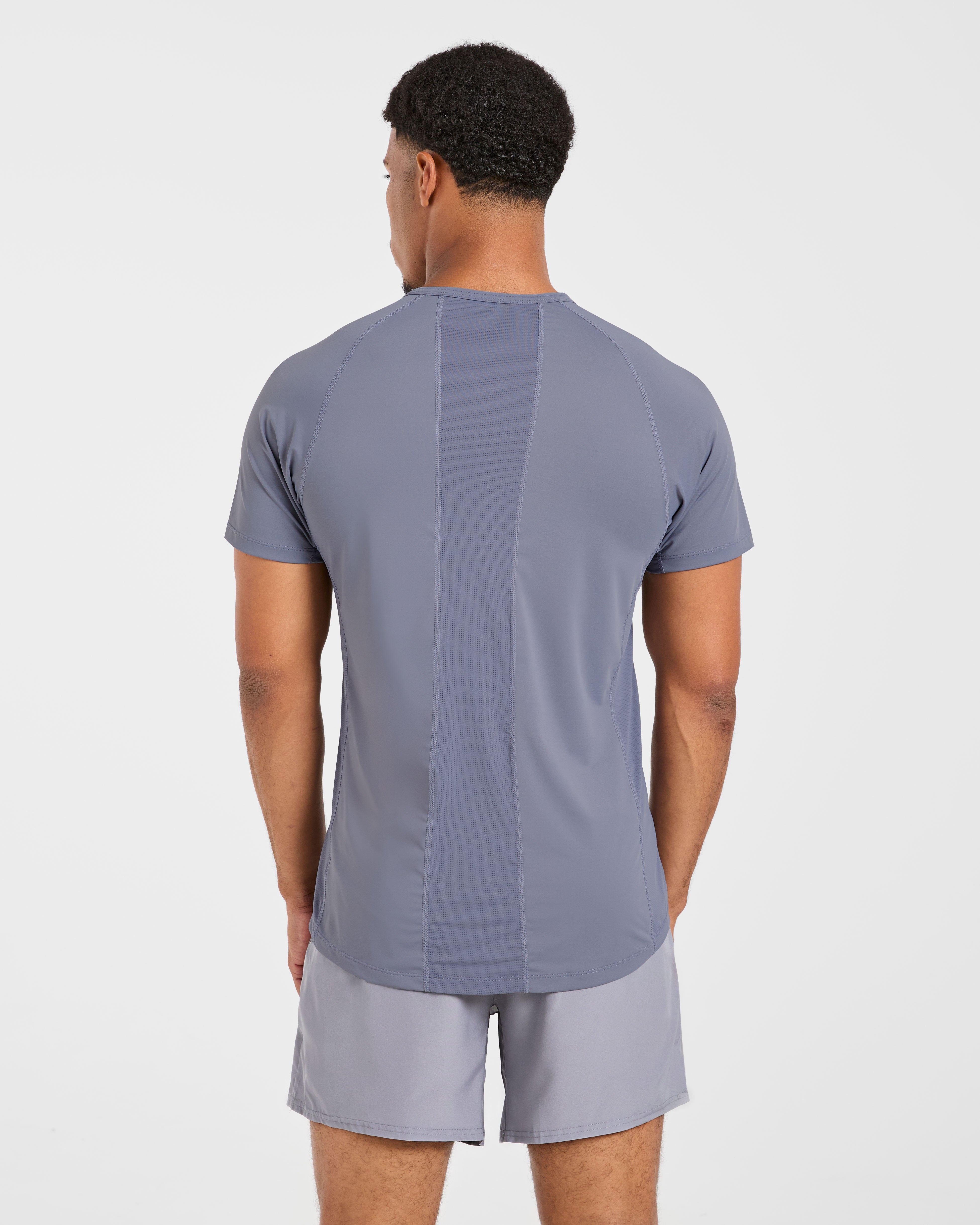 Compression Relaxed T Shirt - Slate Grau