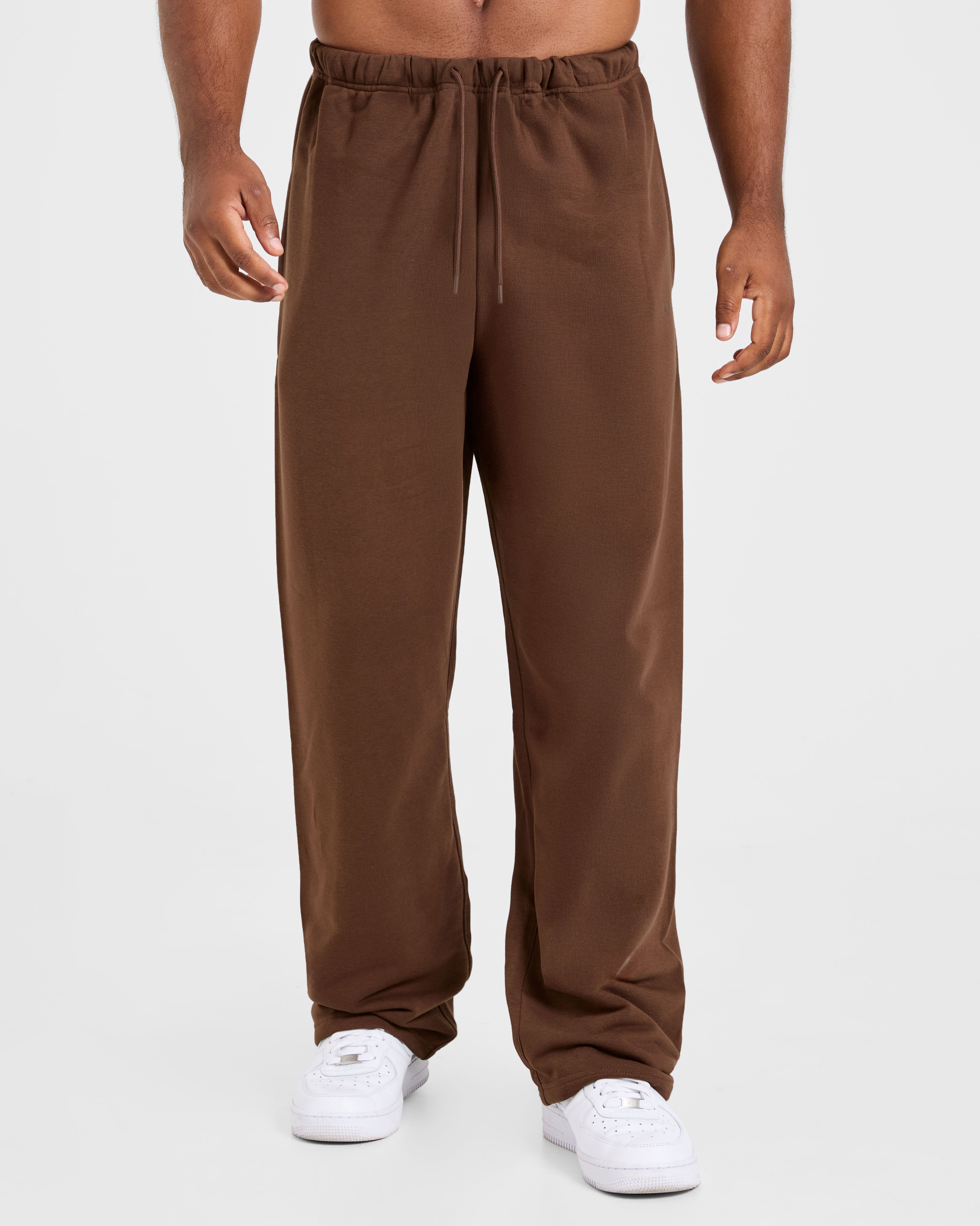 Craft Oversized Straight Leg Joggers - Braun