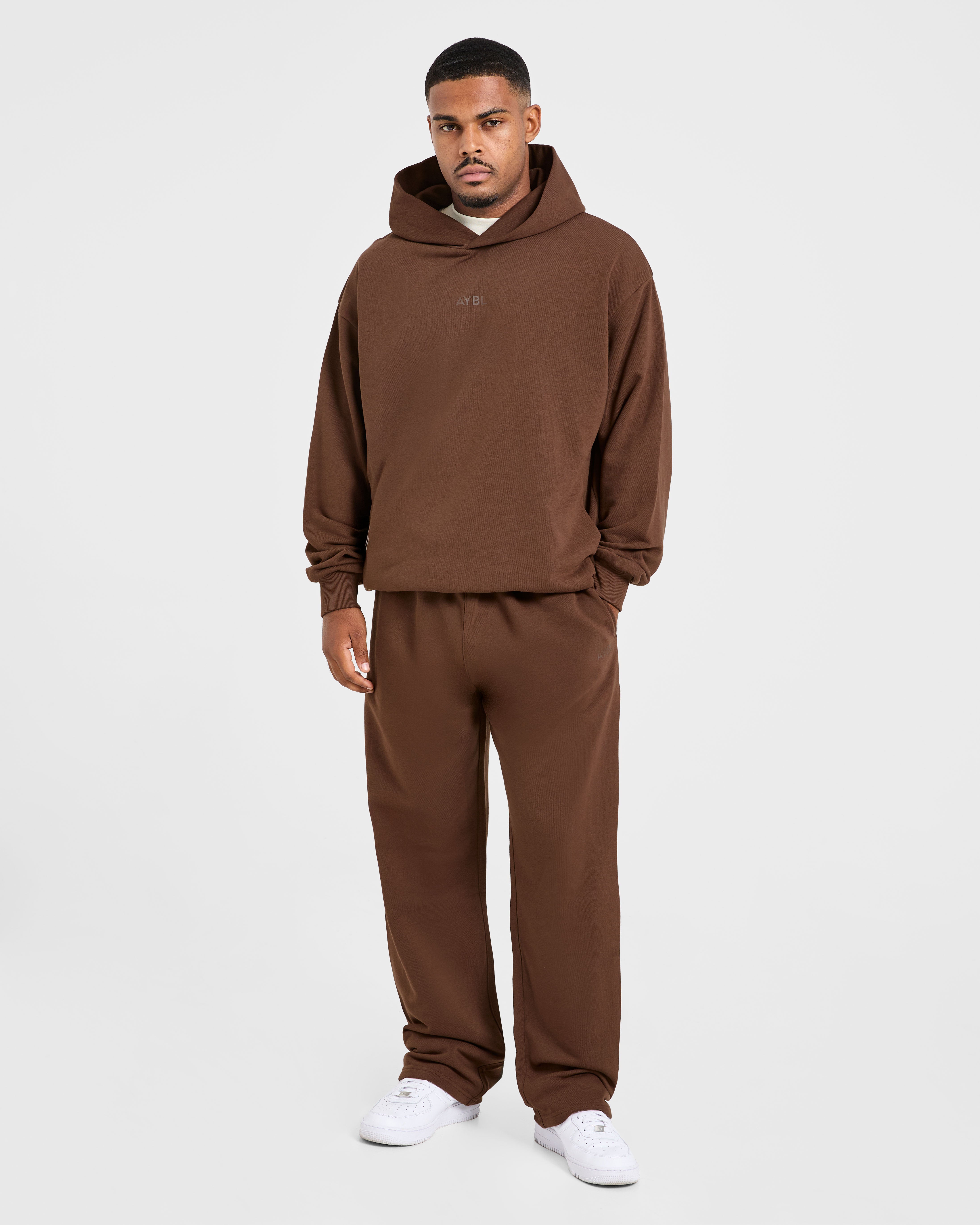 Craft Oversized Straight Leg Joggers - Braun