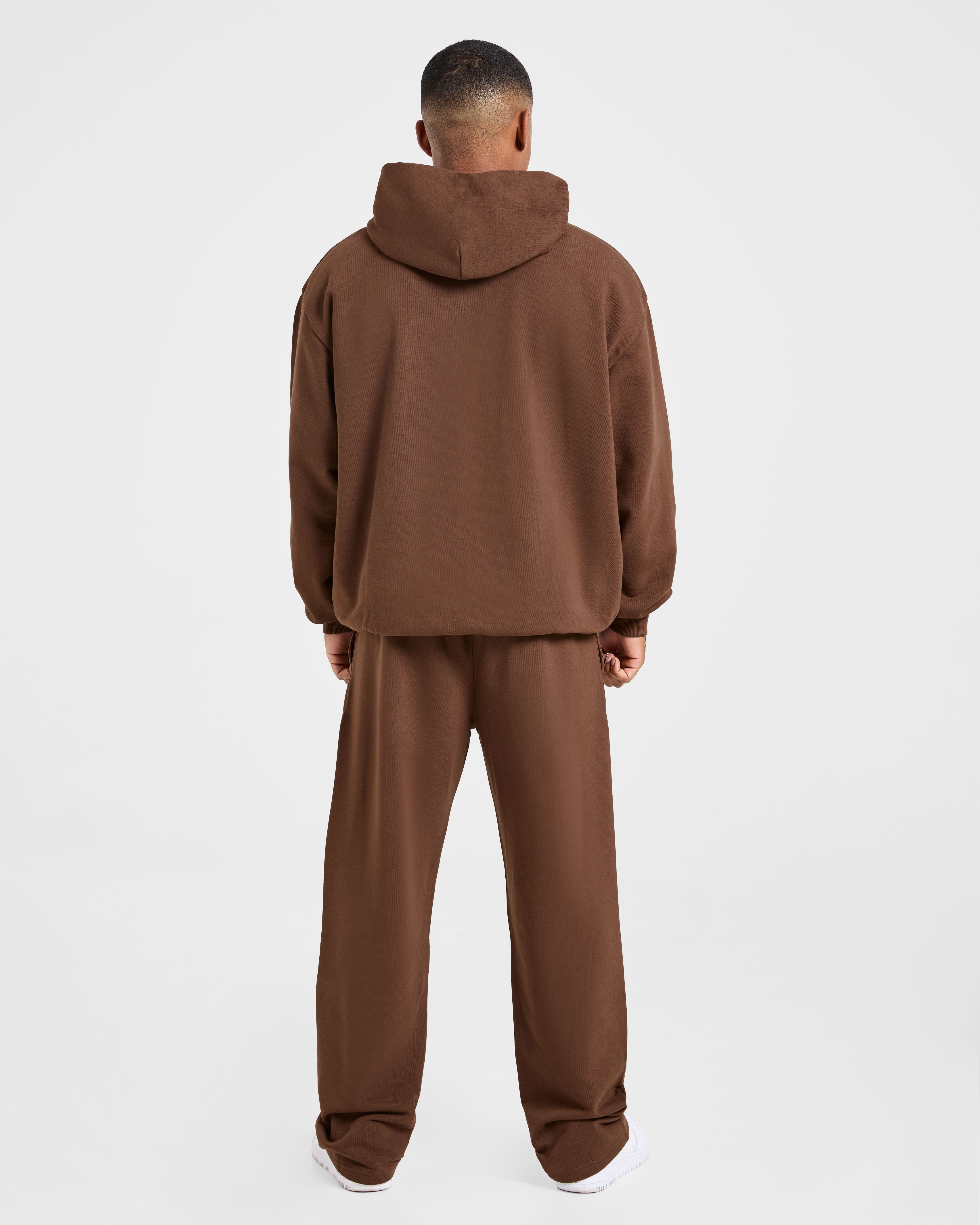 Craft Oversized Straight Leg Joggers - Braun