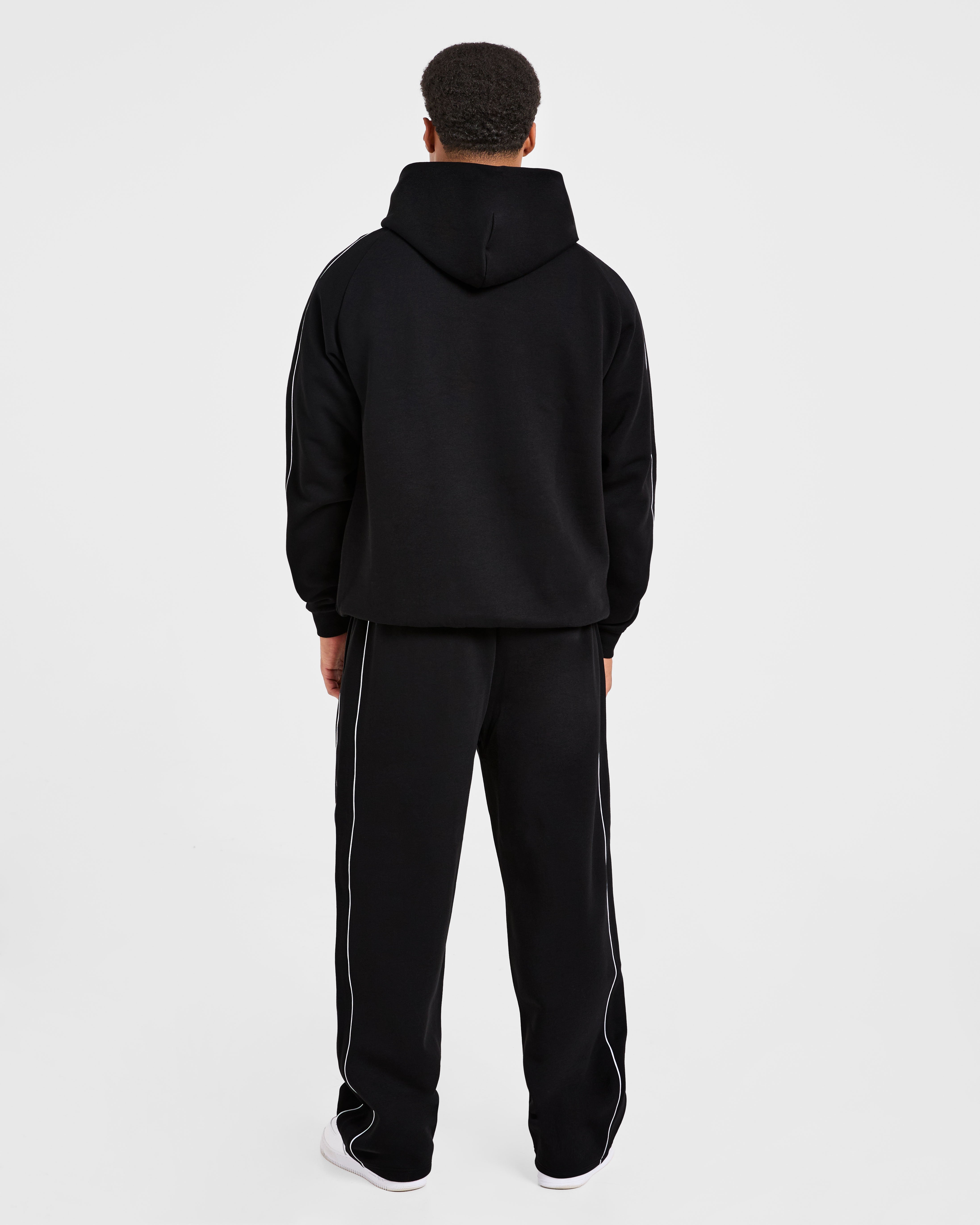 Restore Oversized Straight Leg Joggers - Schwarz
