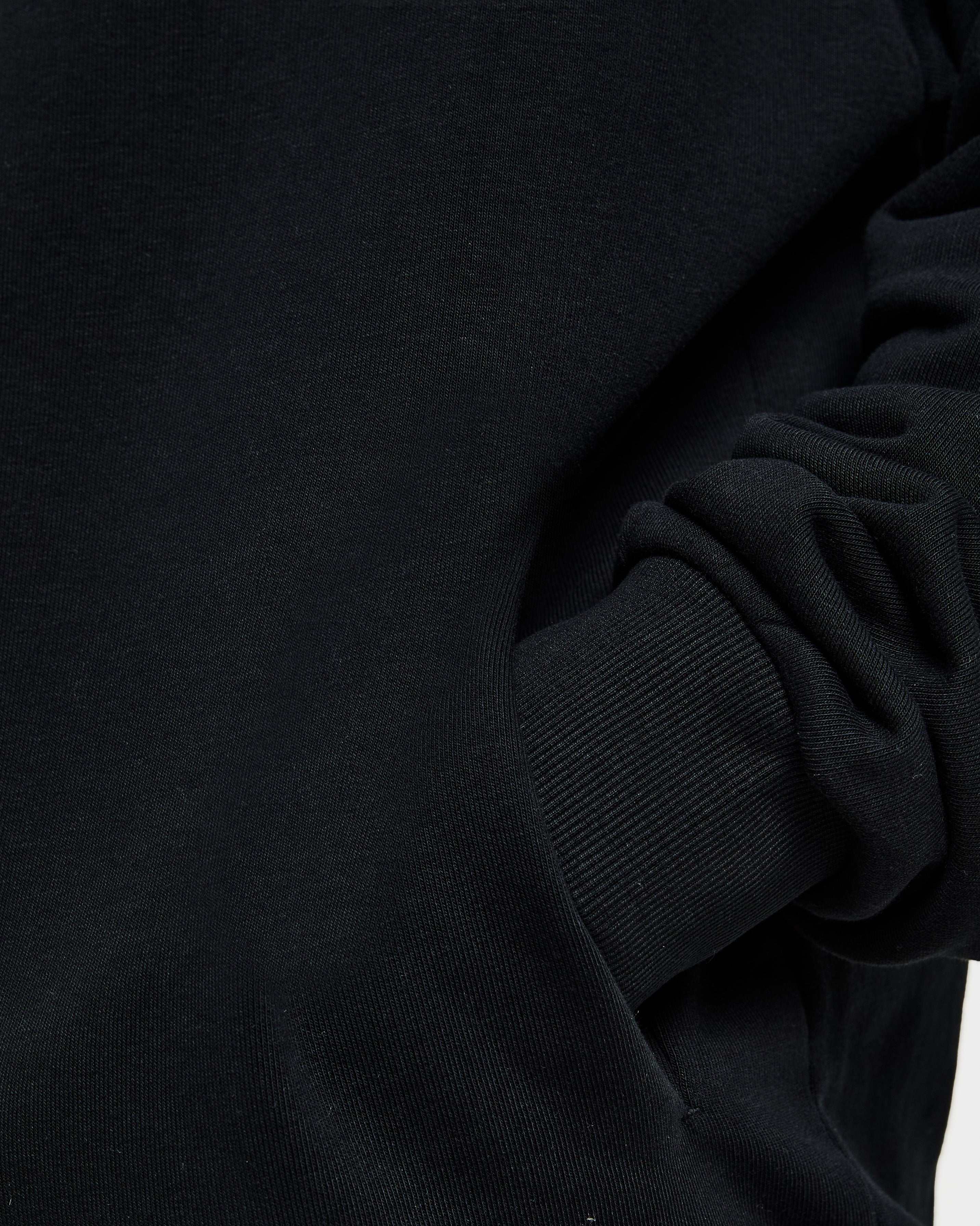 Craft Oversized Zip Up Hoodie - Schwarz