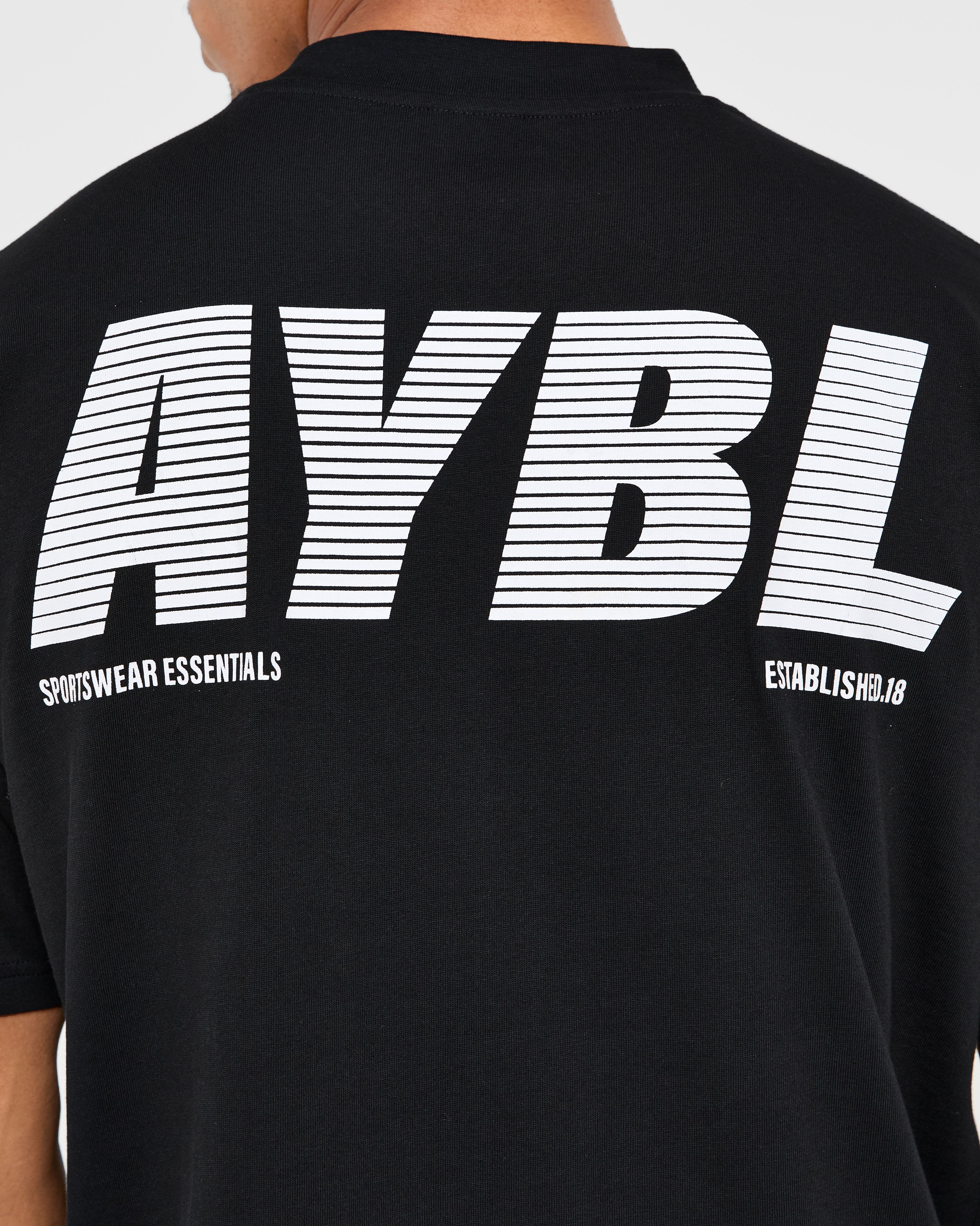 Sportswear Essentials Oversized T Shirt - Schwarz