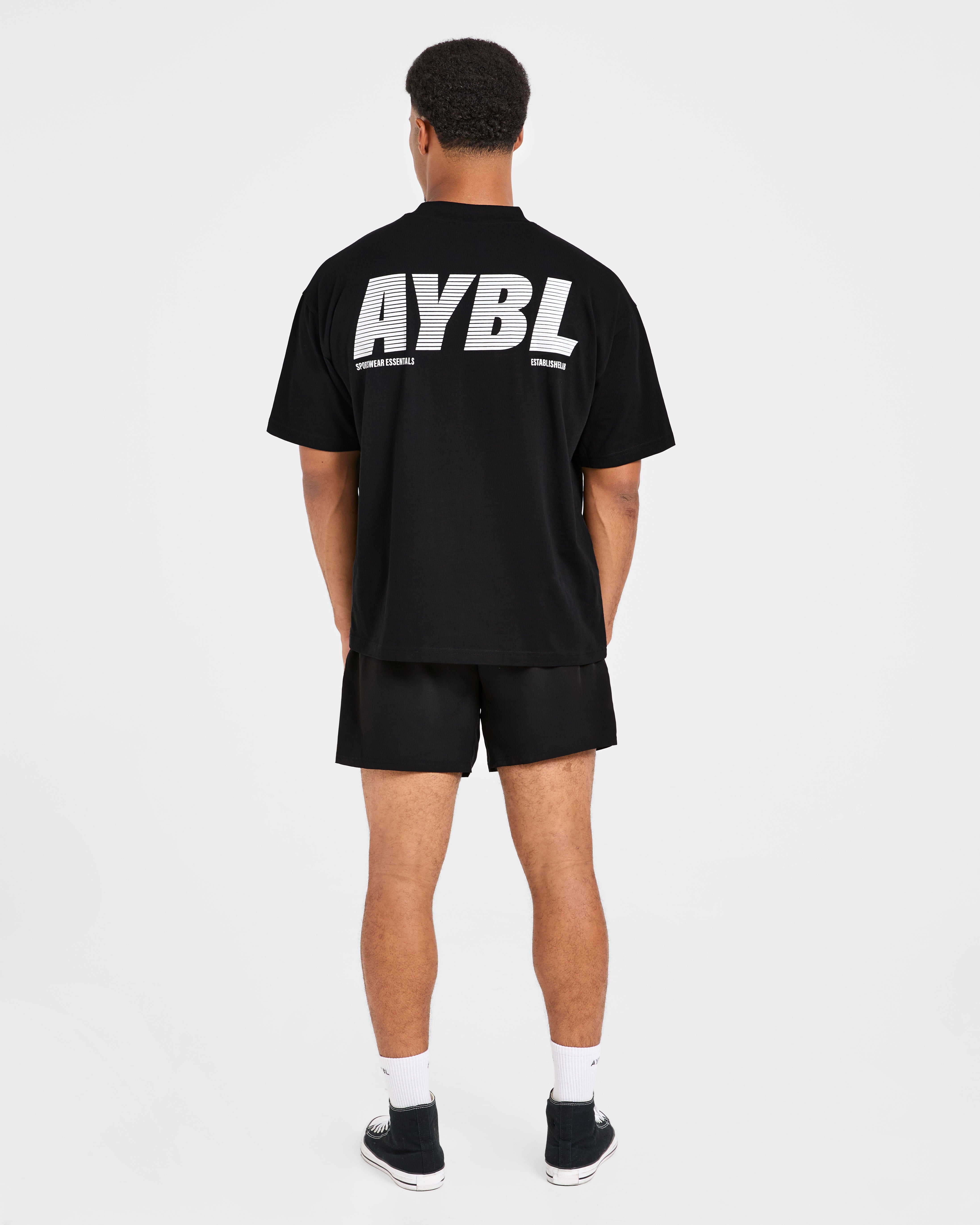 Sportswear Essentials Oversized T Shirt - Schwarz