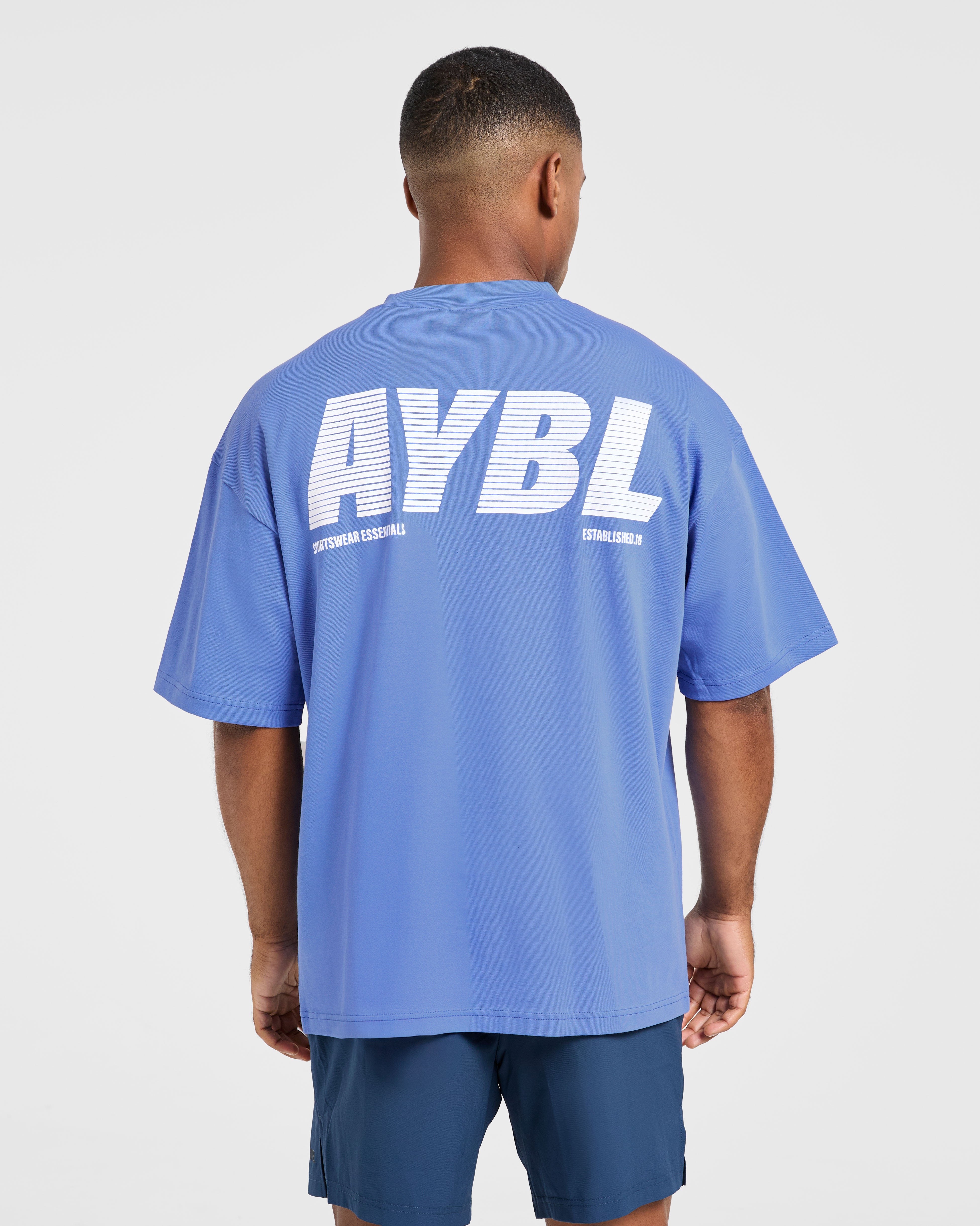 Sportswear Essentials Oversized T Shirt - Indigo Blau