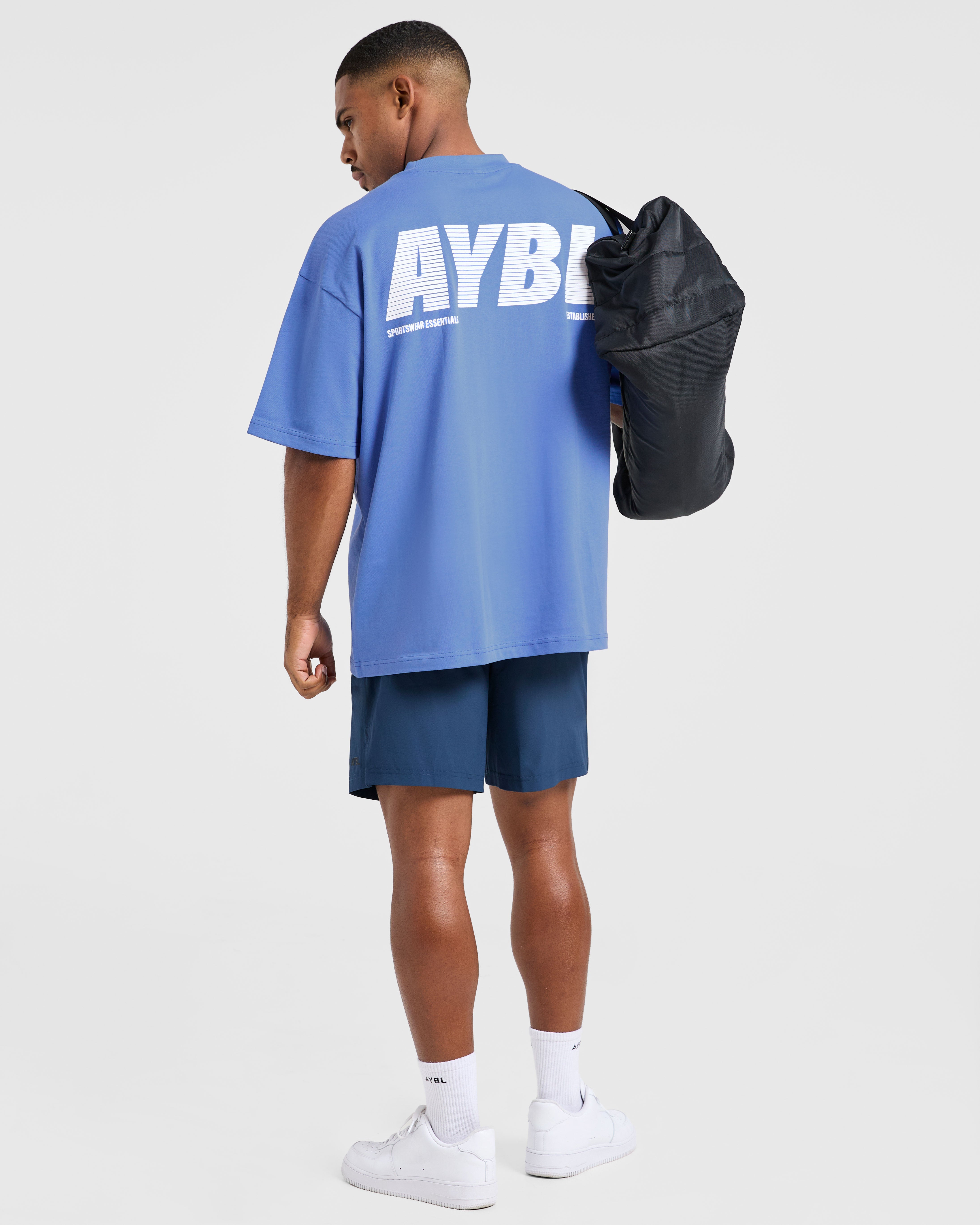 Sportswear Essentials Oversized T Shirt - Indigo Blau