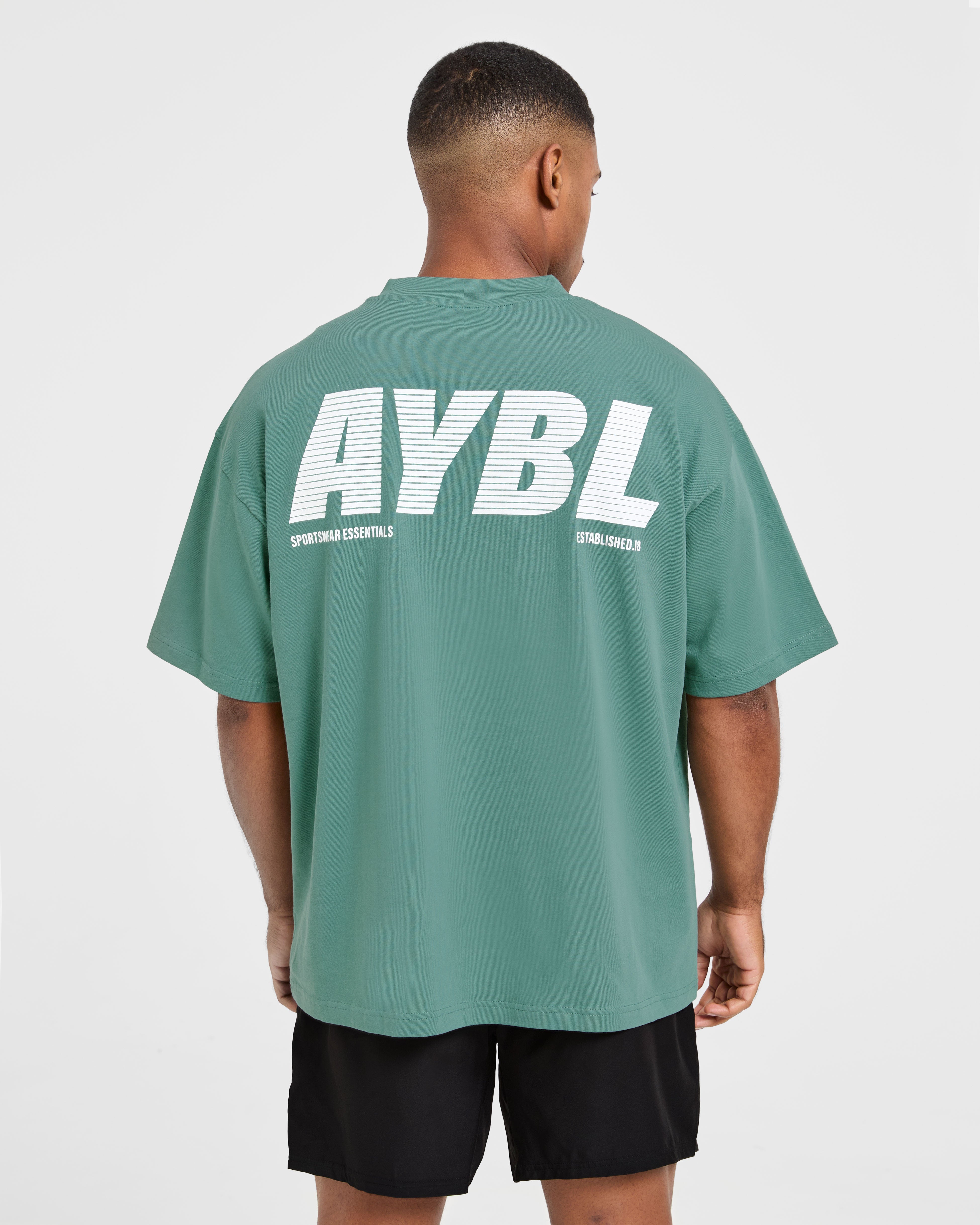 Sportswear Essentials Oversized T Shirt - Ocean Grün