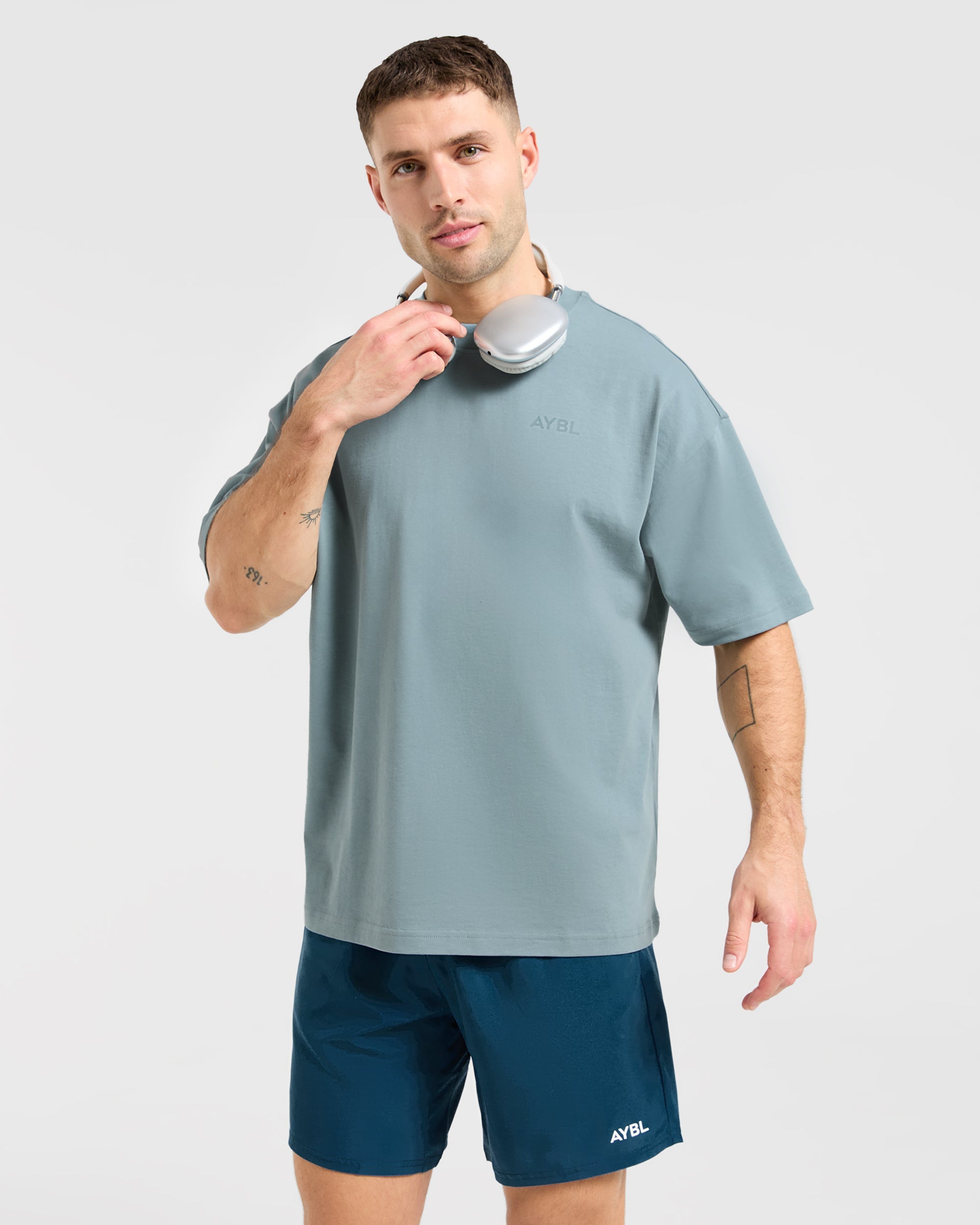 Essential Oversized T Shirt - Ocean Mist