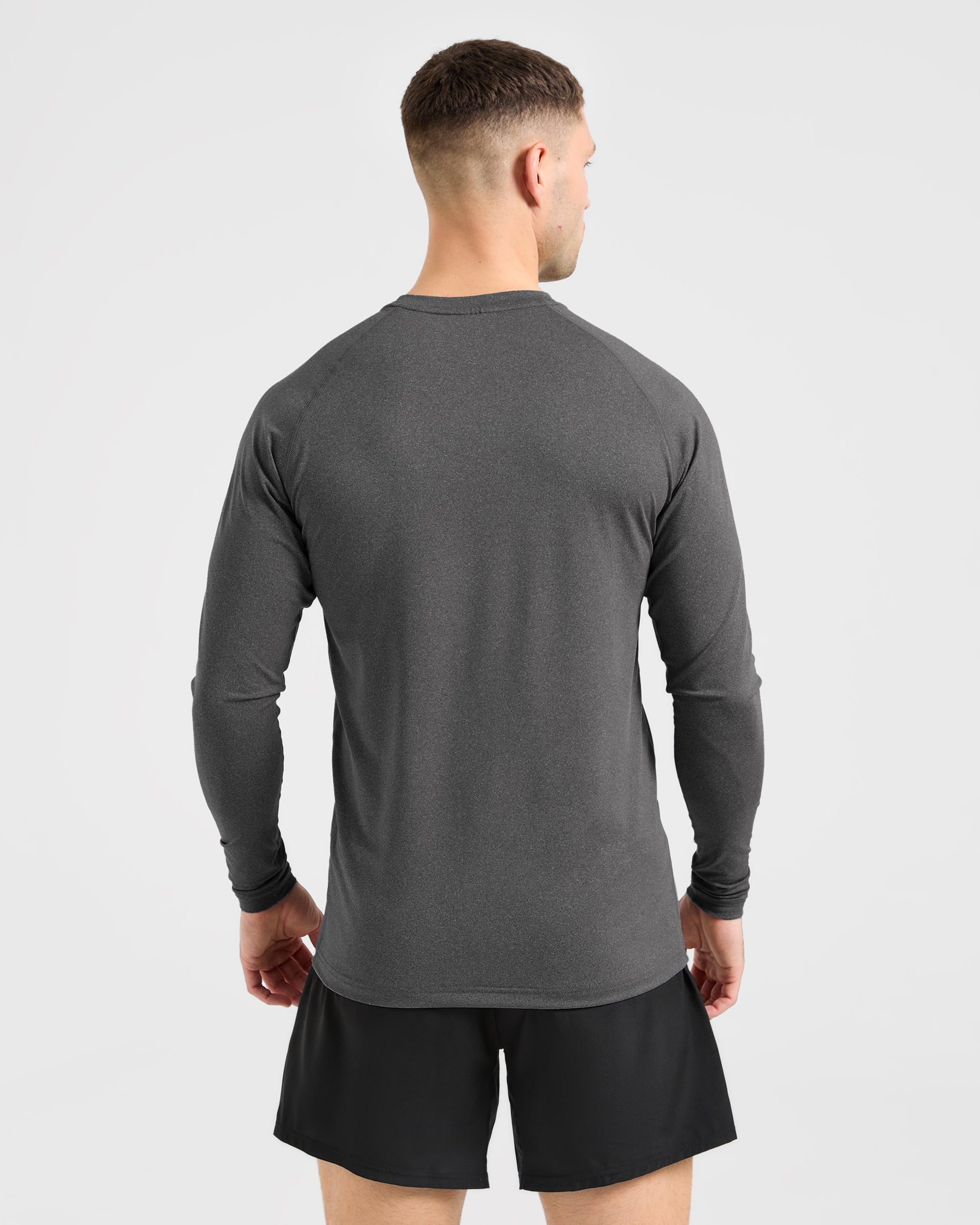 Essential Long Sleeve T Shirt - Grau Marl