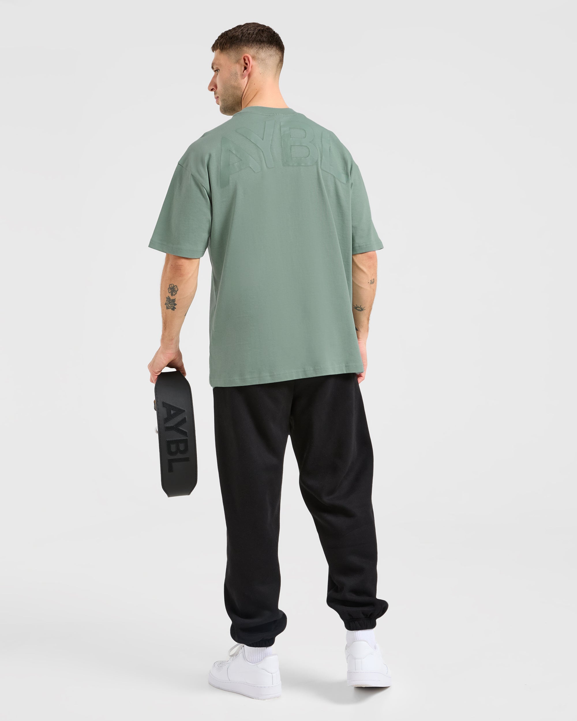 Essential Oversized T Shirt - Slate Grün