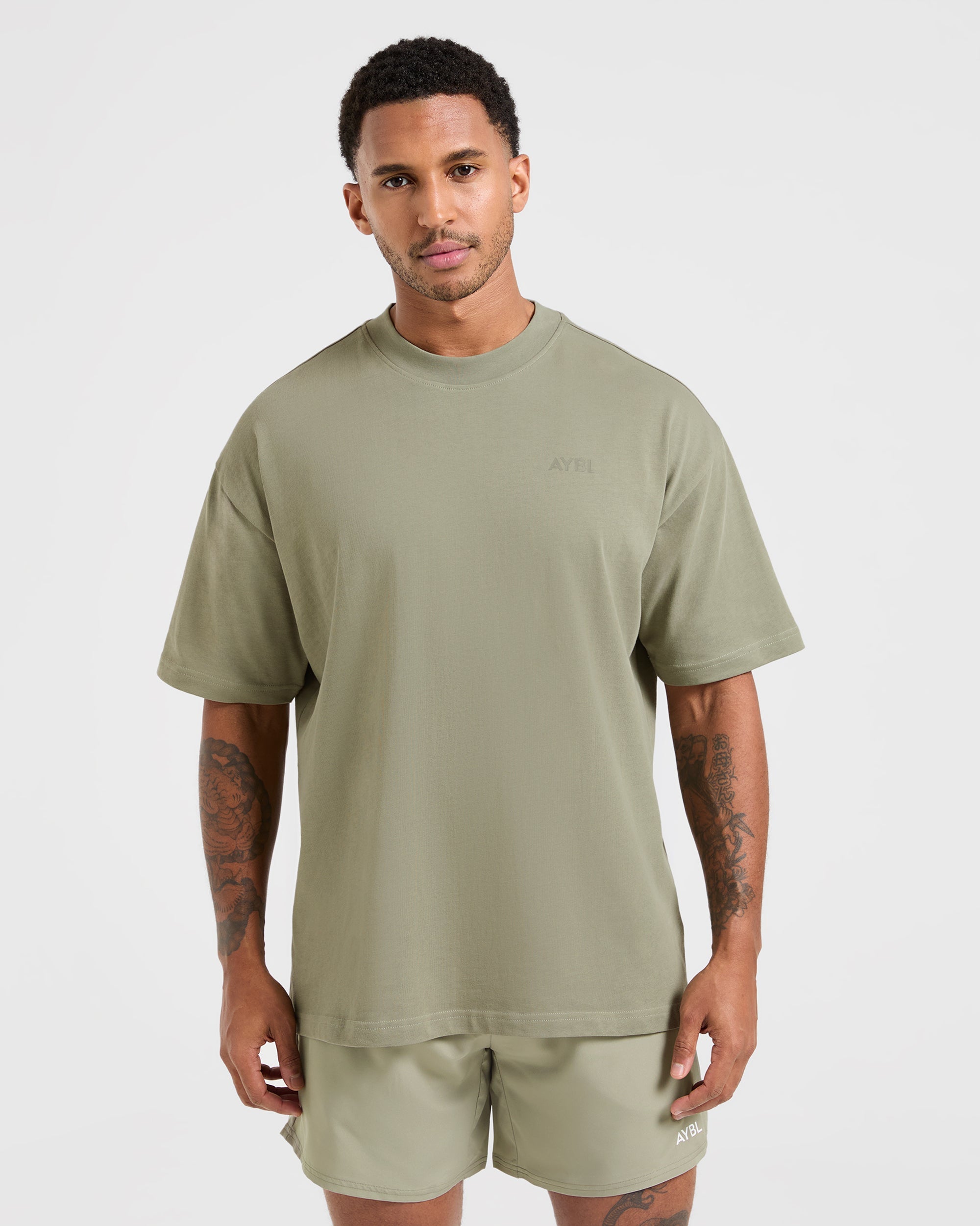 Essential Oversized T Shirt - Desert Olive