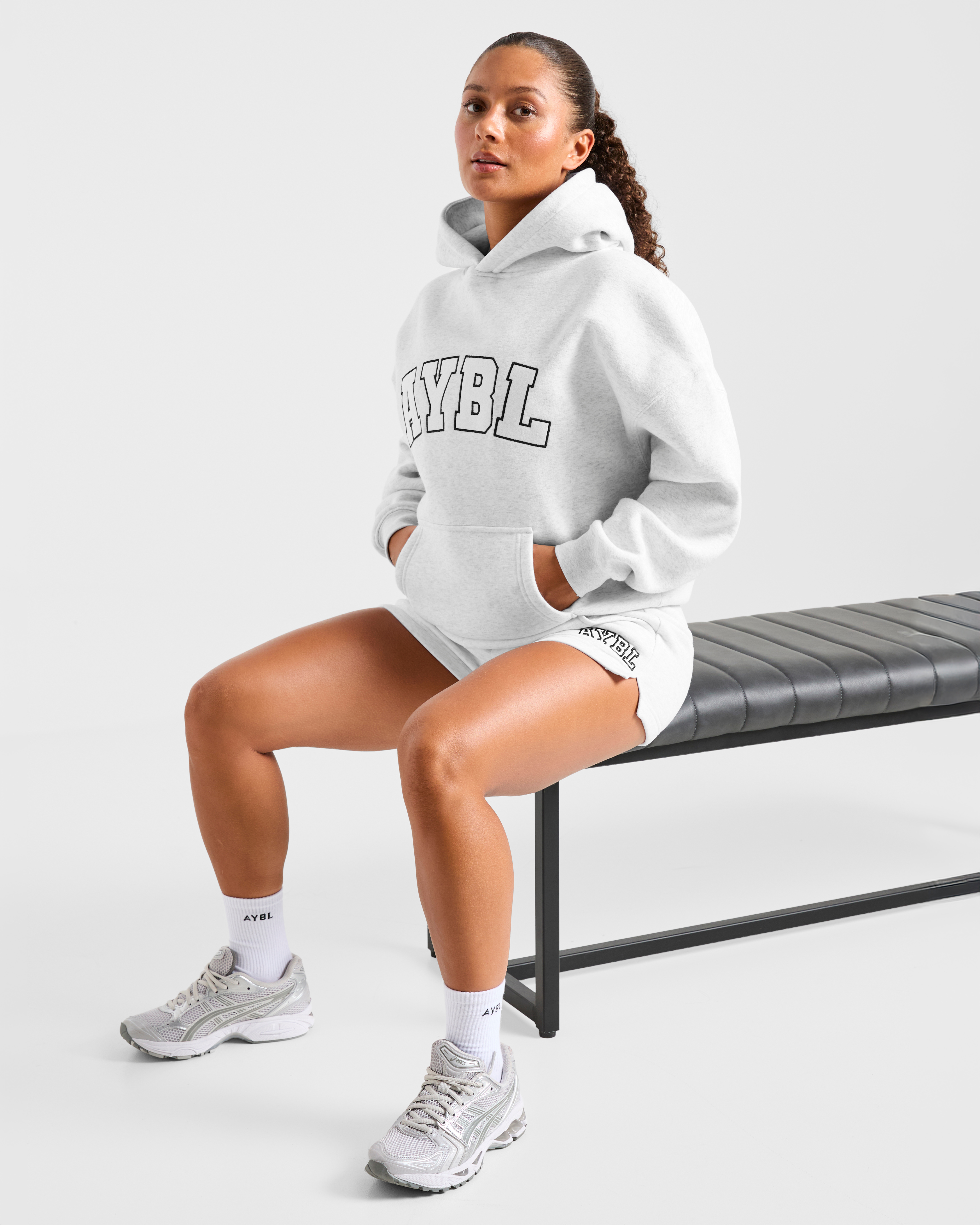 Varsity 2.0 Oversized Shorts - Heather Grau