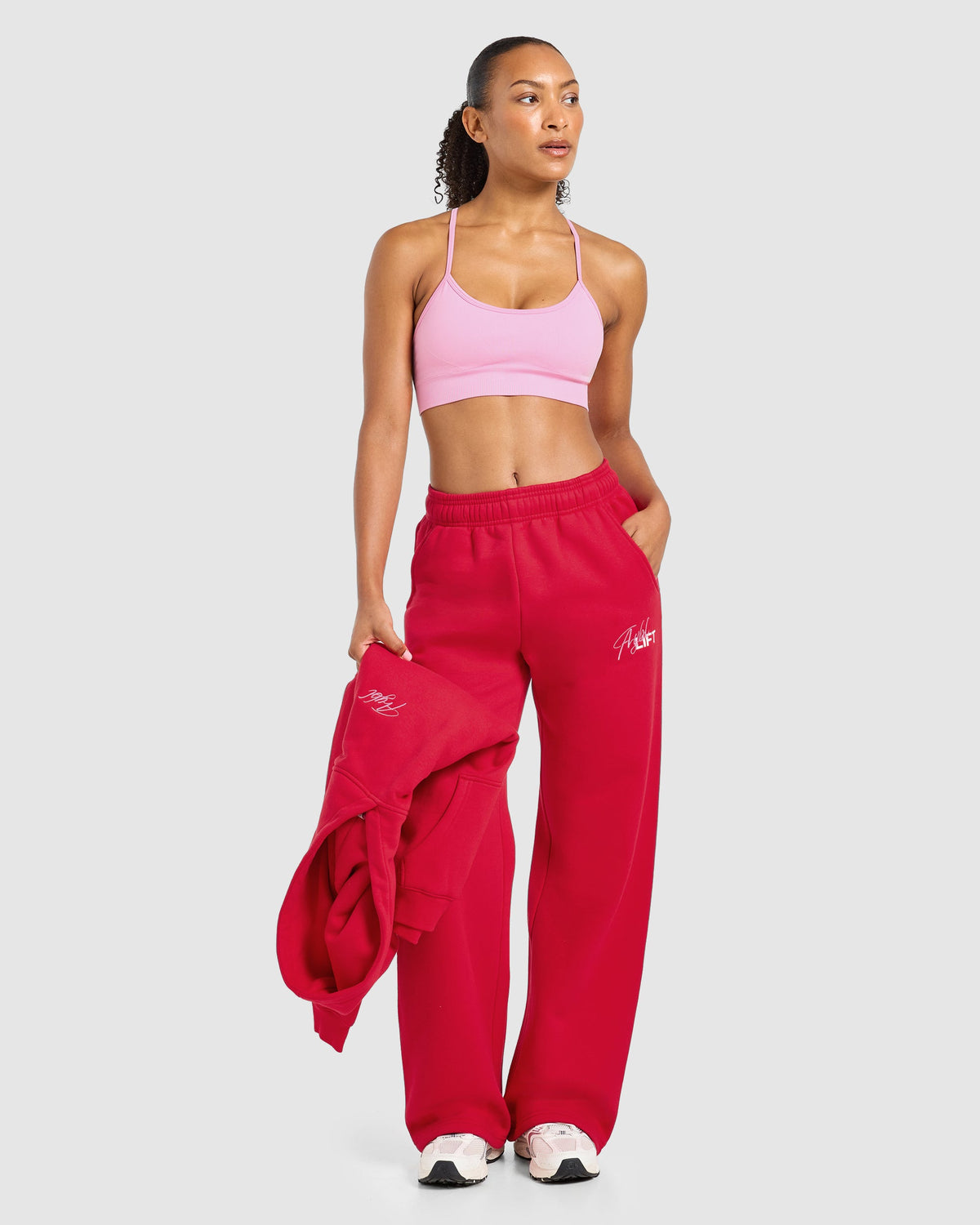 Lift Graphic 2.0 Oversized Straight Leg Joggers - Rot
