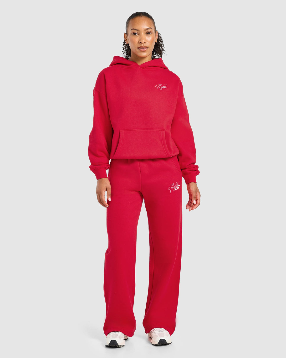 Lift Graphic 2.0 Oversized Hoodie - Rot