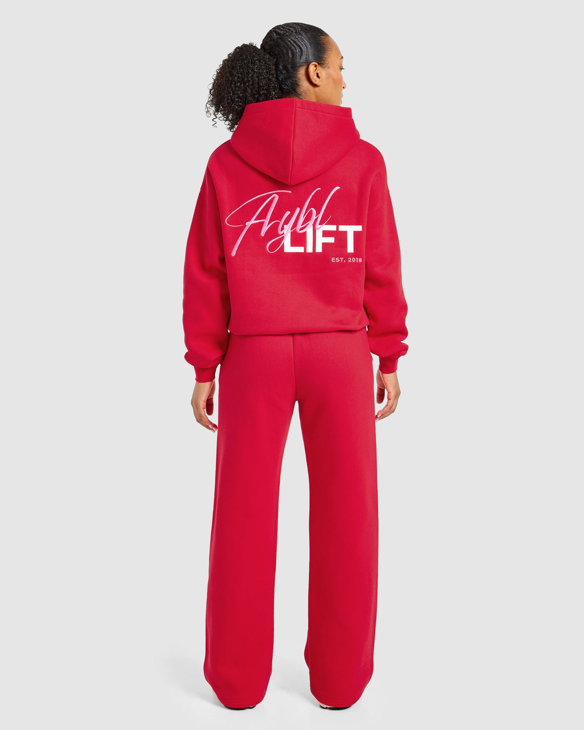 Lift Graphic 2.0 Oversized Straight Leg Joggers - Rot