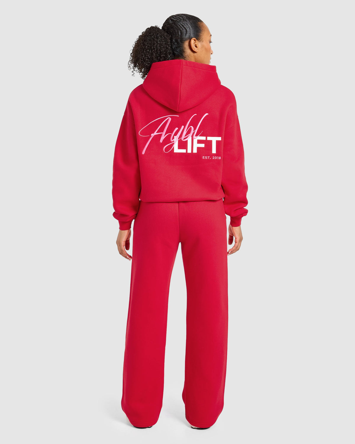 Lift Graphic 2.0 Oversized Hoodie - Rot