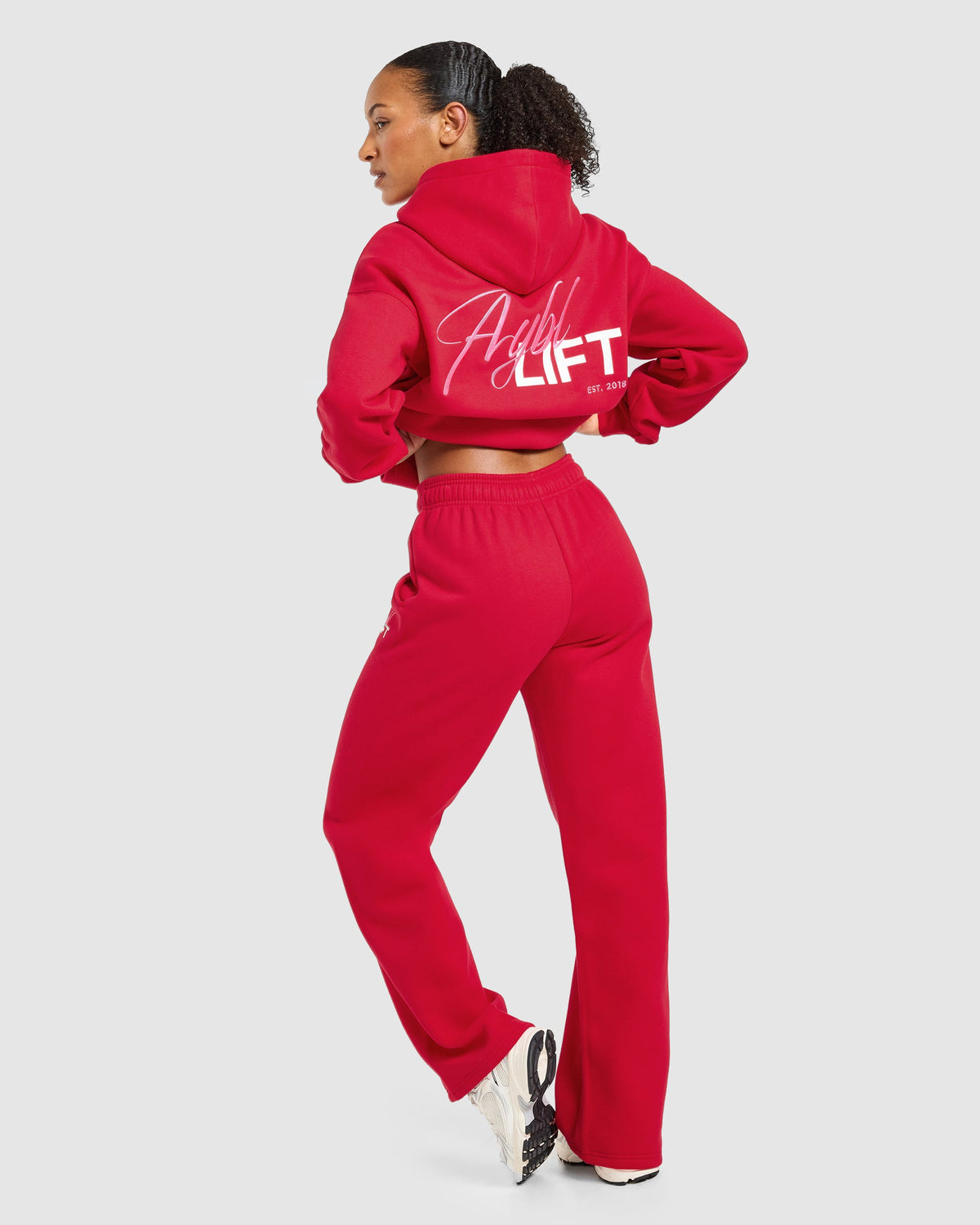 Lift Graphic 2.0 Oversized Straight Leg Joggers - Rot