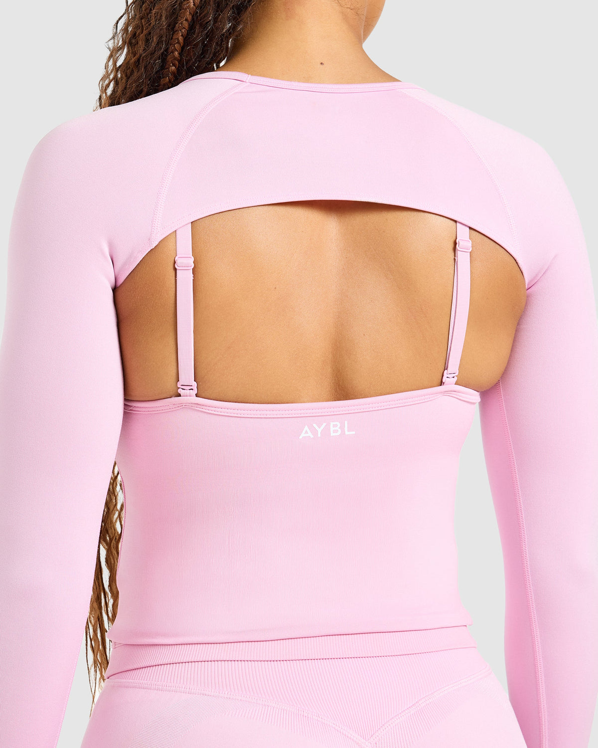 Adapt Seamless Shrug - Spring Rosa