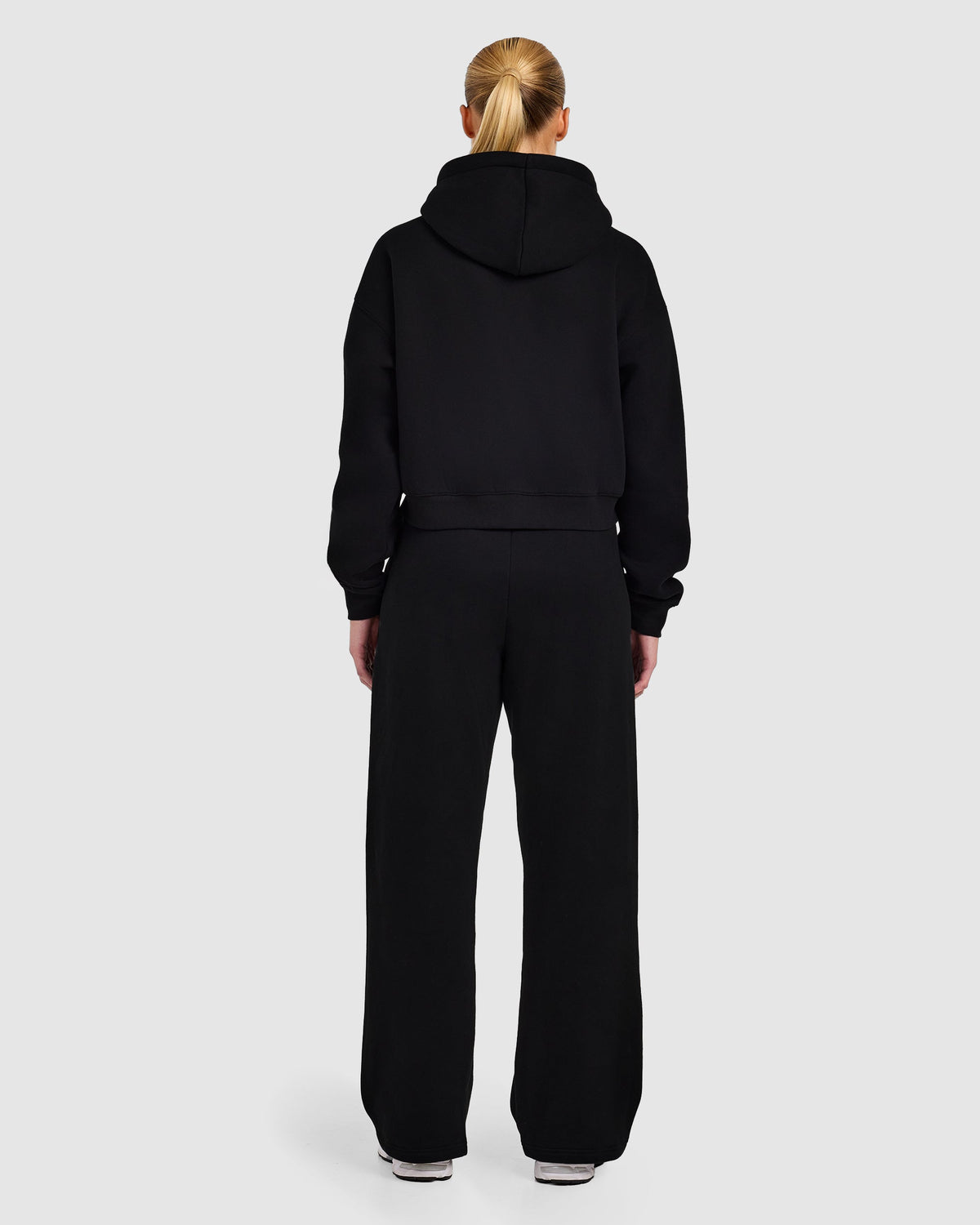 Varsity 2.0 Boxy Zip Up Hoodie - Schwarz