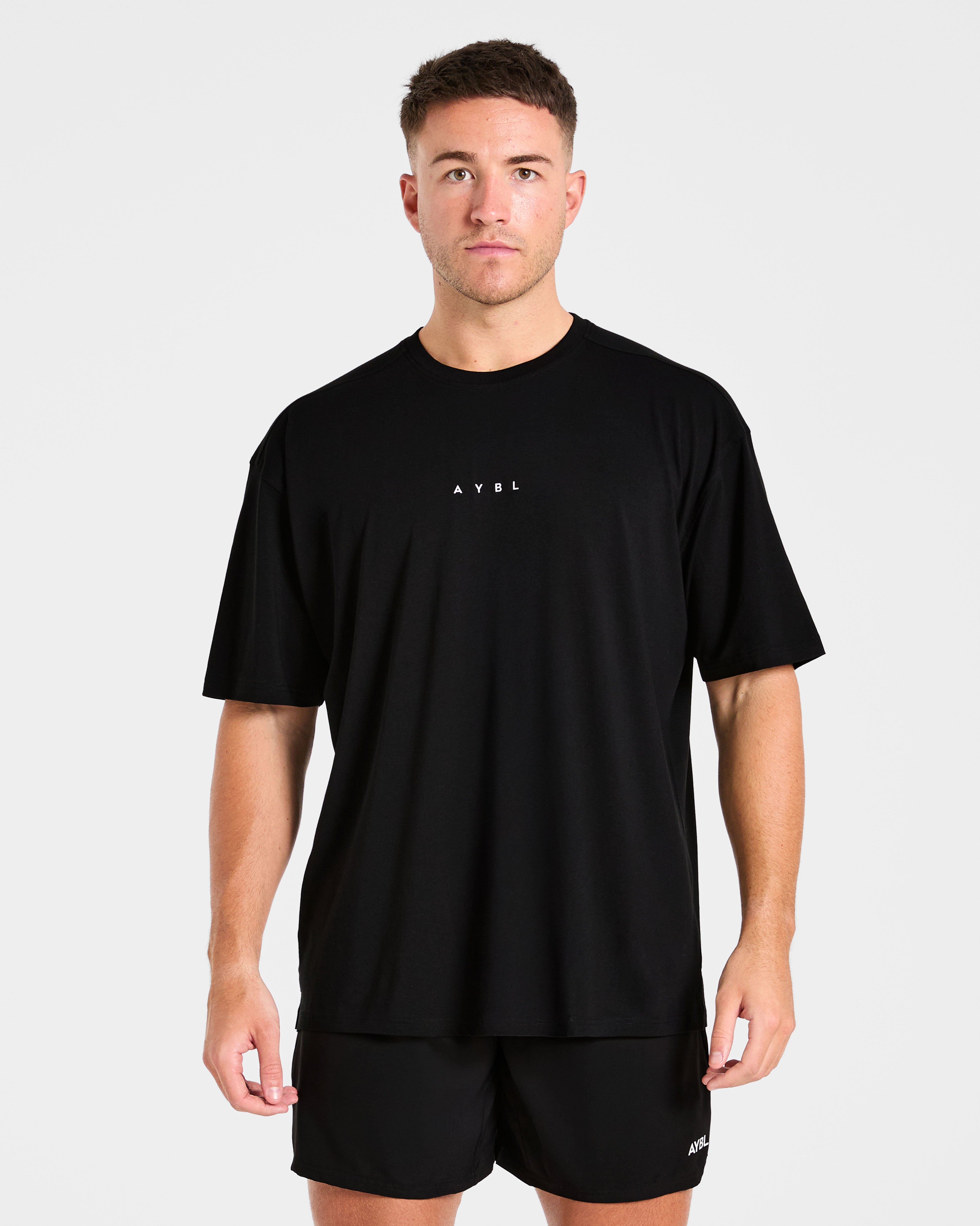 Force Oversized T Shirt - Schwarz