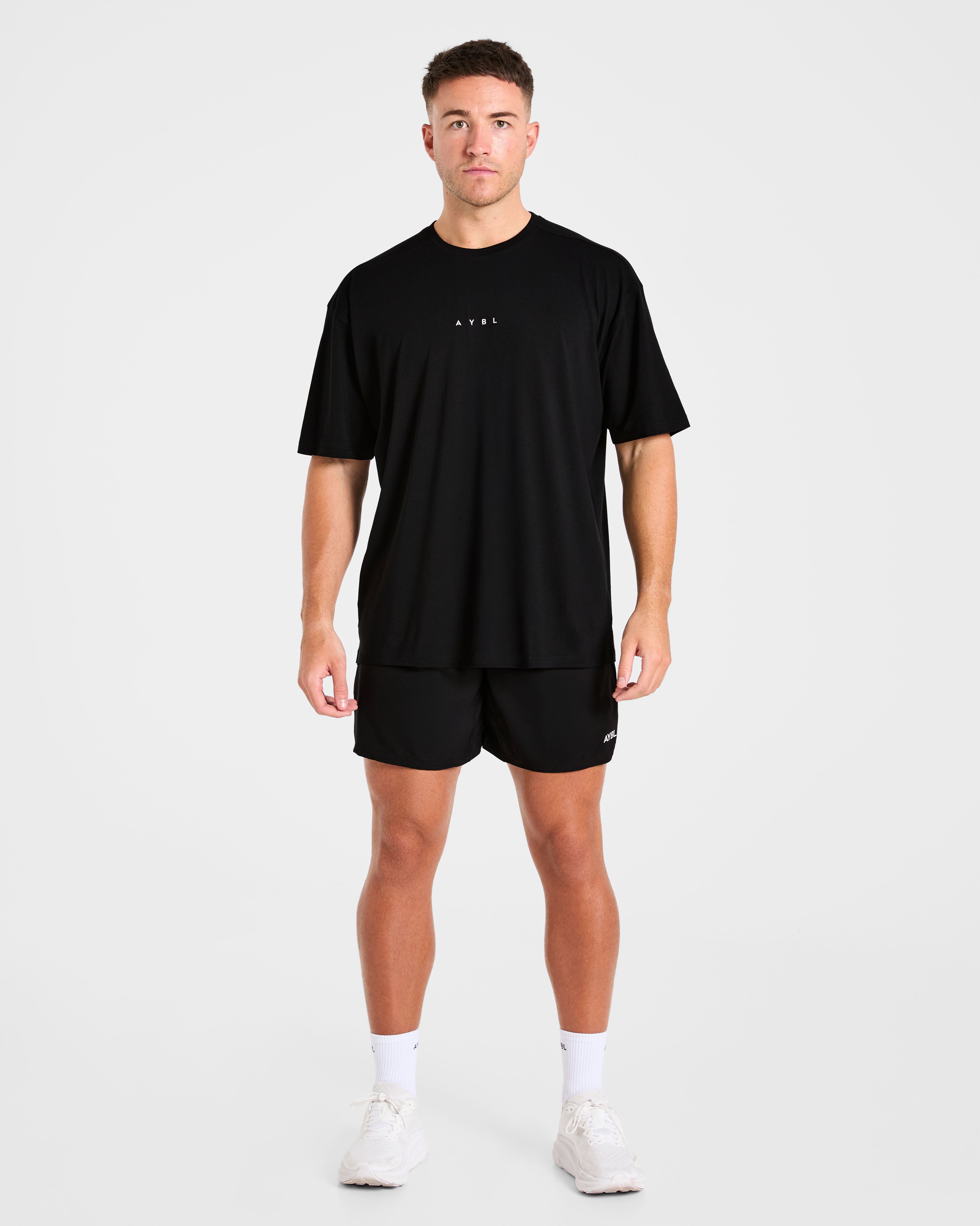 Force Oversized T Shirt - Schwarz