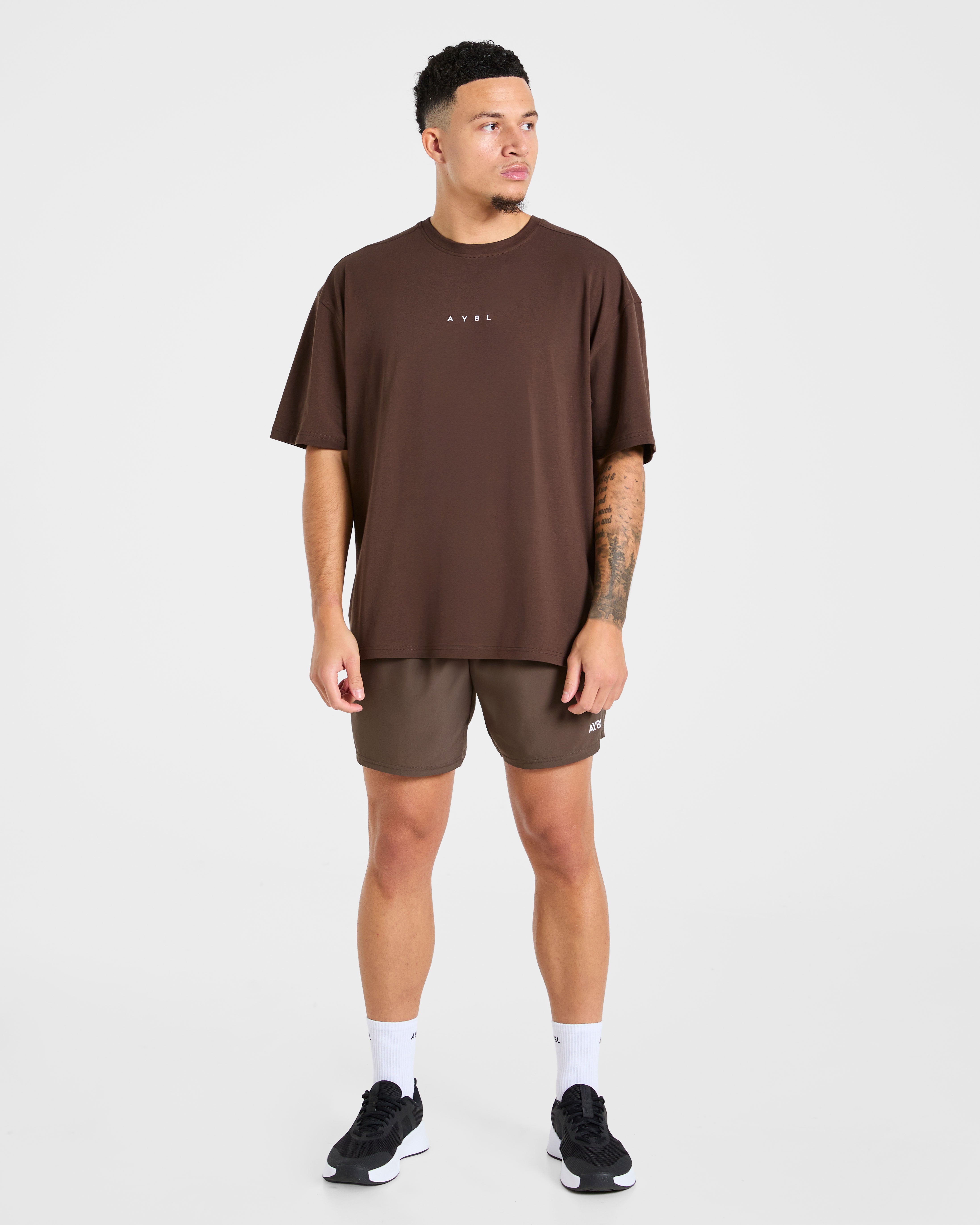 Force Oversized T Shirt - Braun