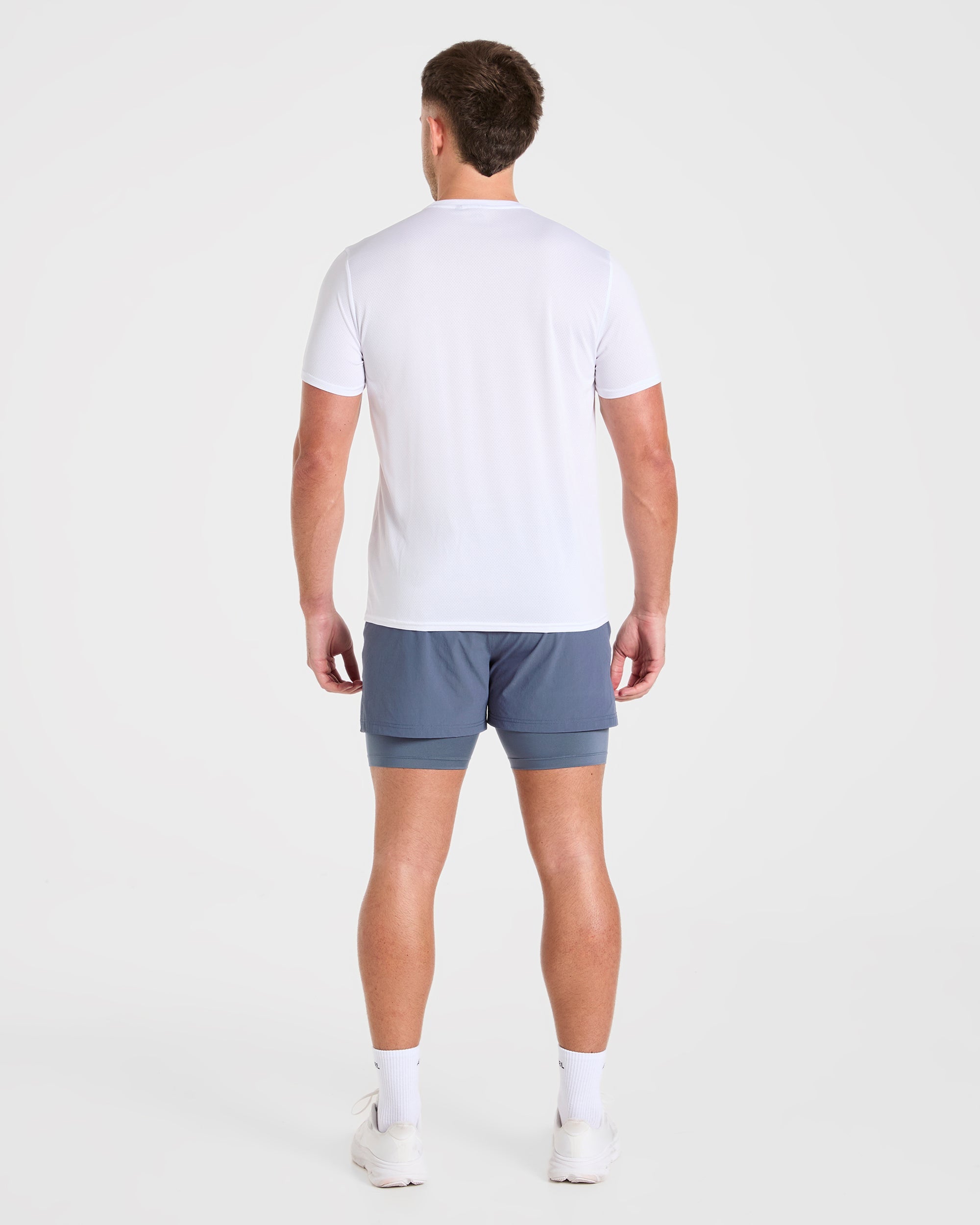 Signature 2 in 1 Shorts - Steel Blau