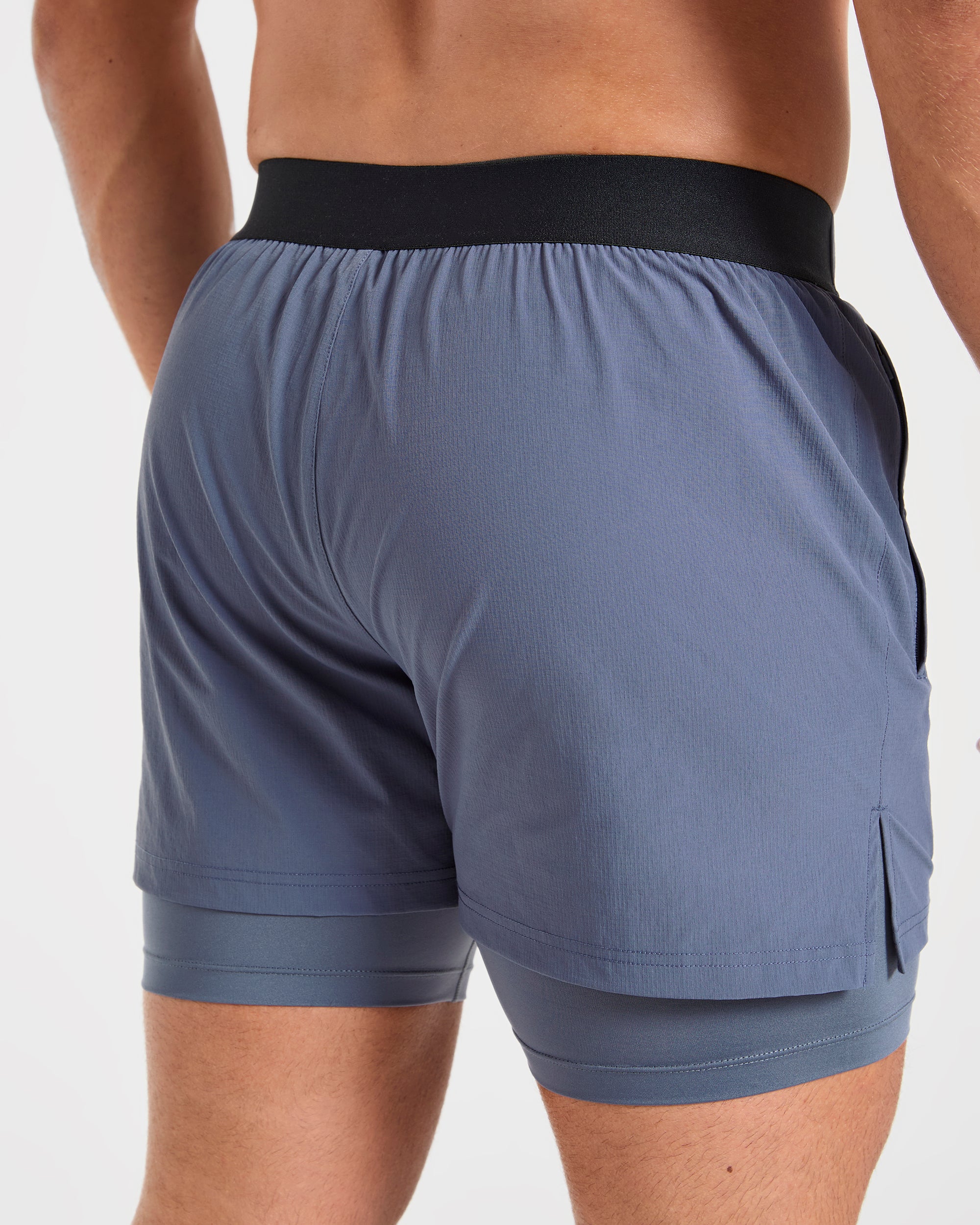Signature 2 in 1 Shorts - Steel Blau