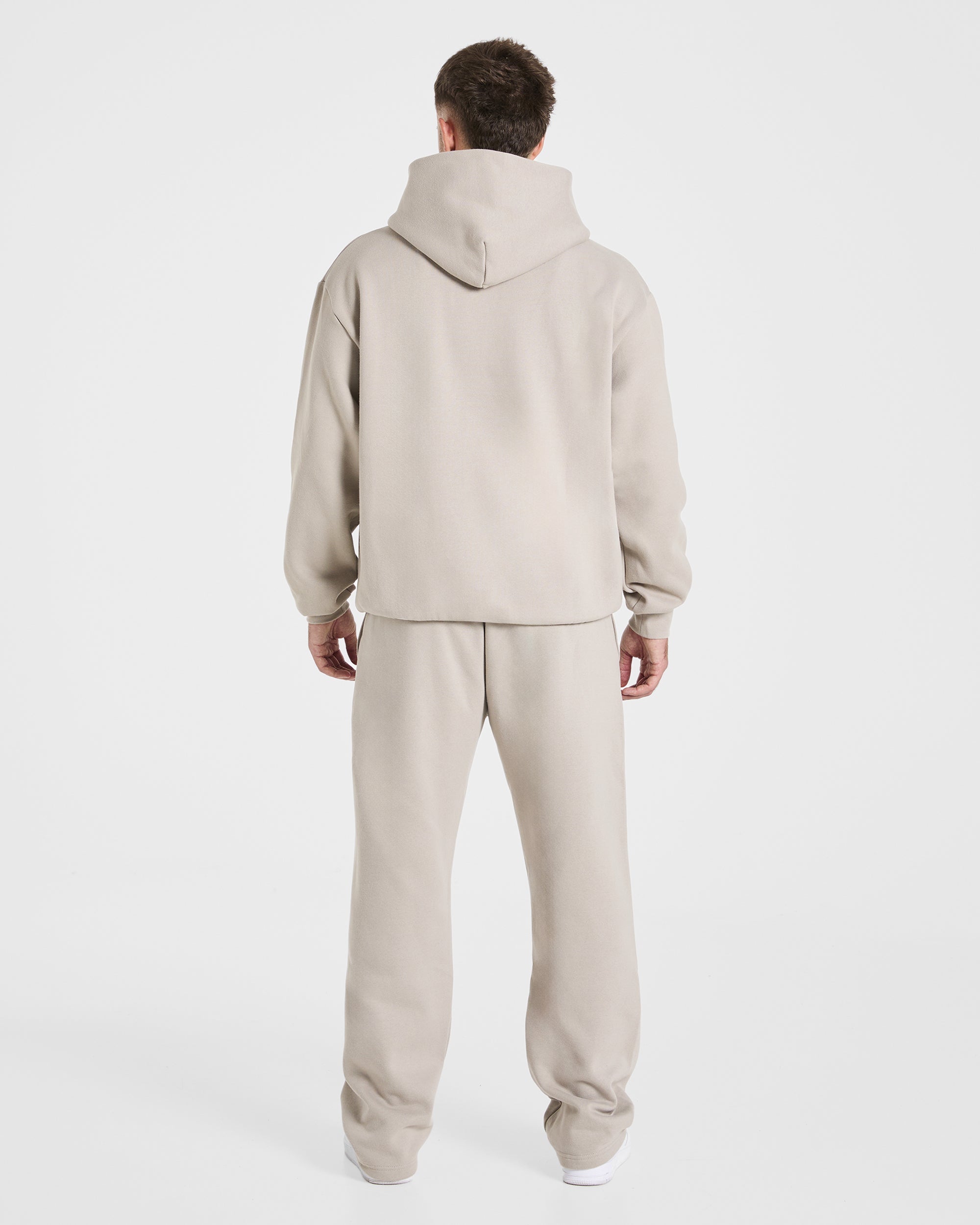 Essential Oversized Hoodie - Stone