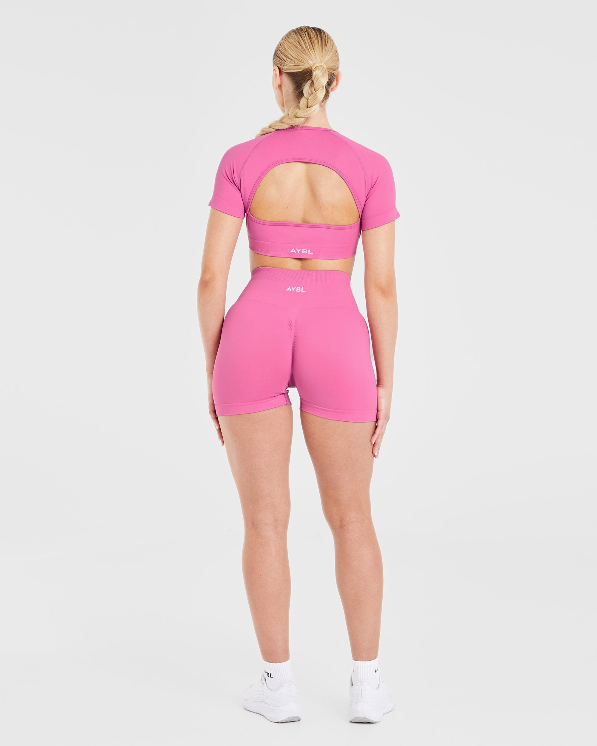 Power Seamless Shorts - Rosa