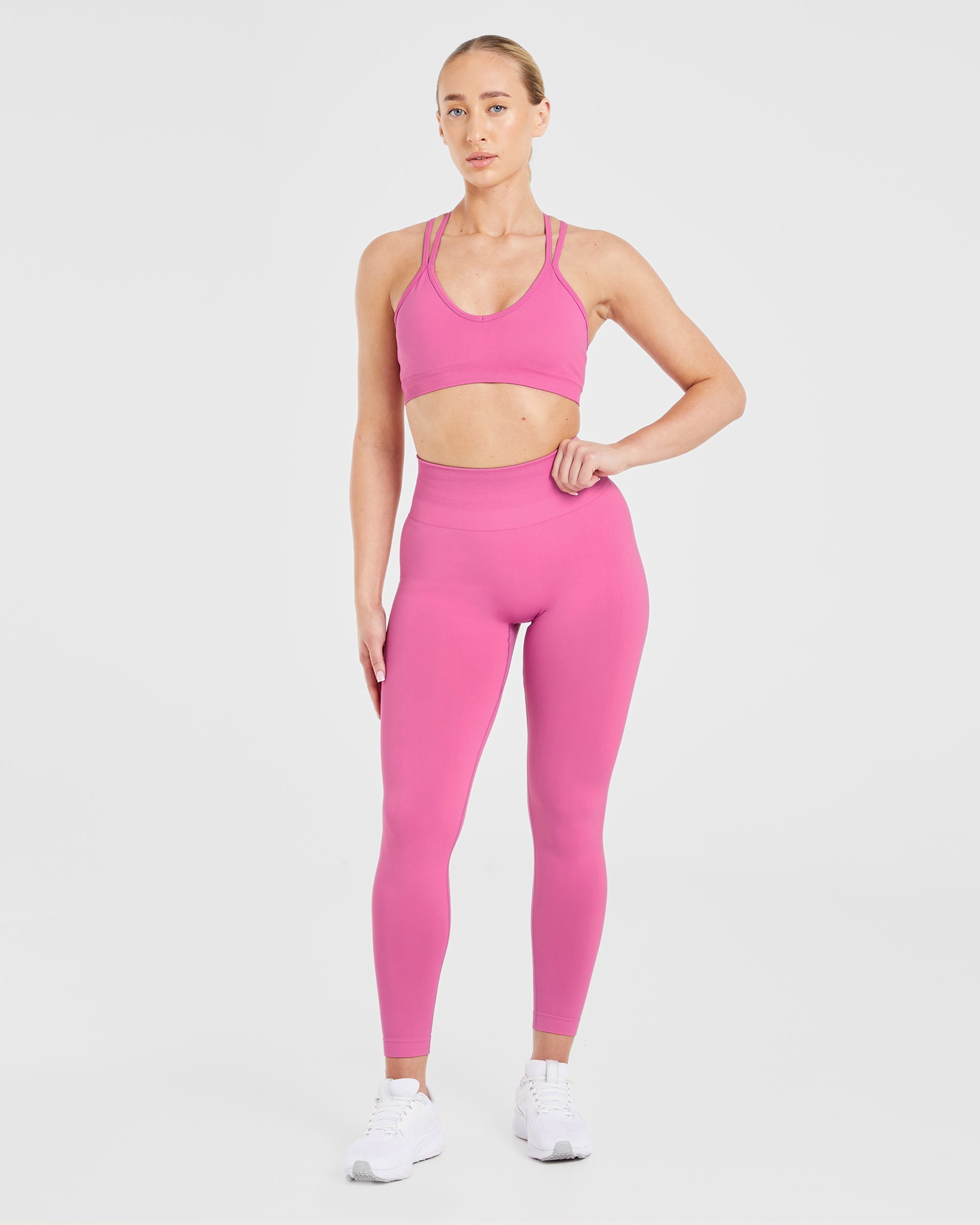 Power Seamless Sports Bra - Rosa