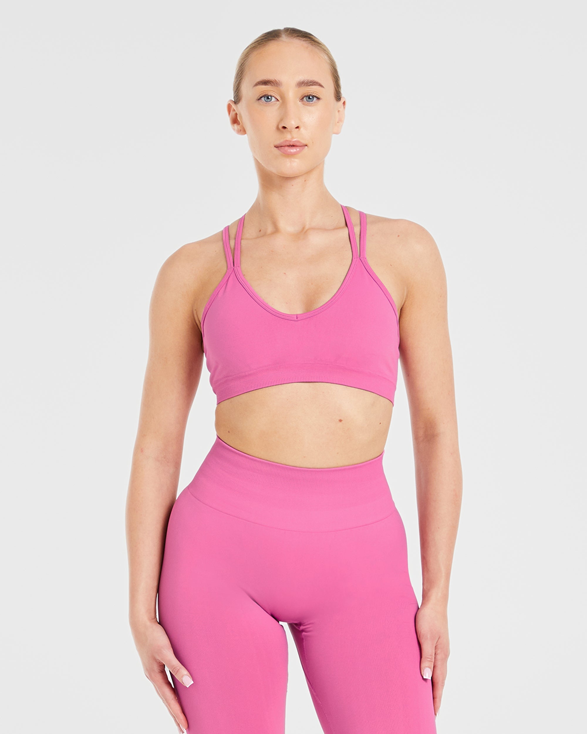 Power Seamless Sports Bra - Rosa