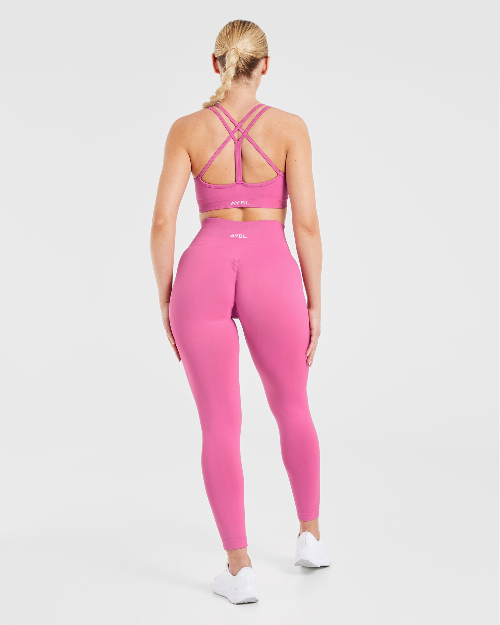 Power Seamless Sports Bra - Rosa