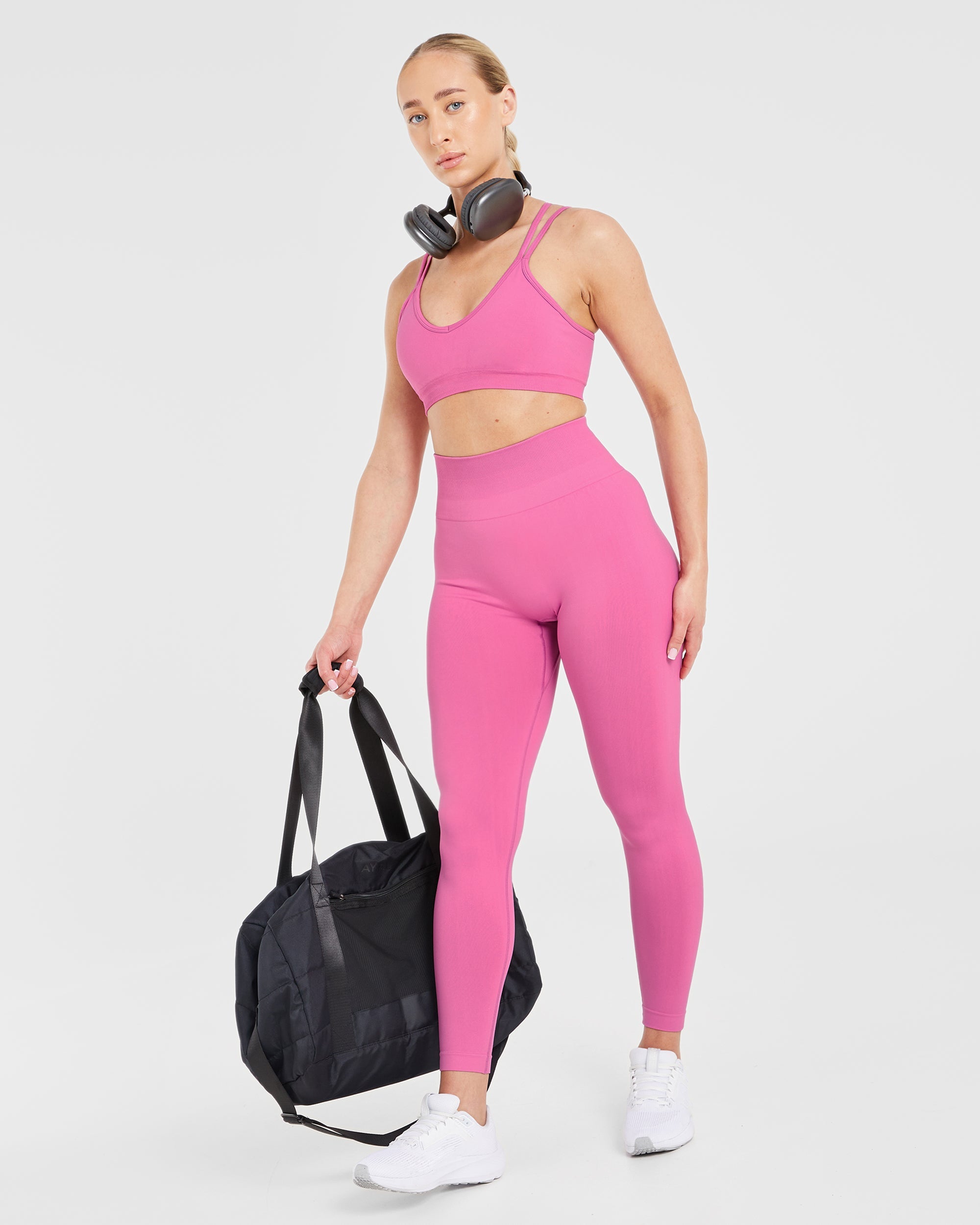 Power Seamless Sports Bra - Rosa