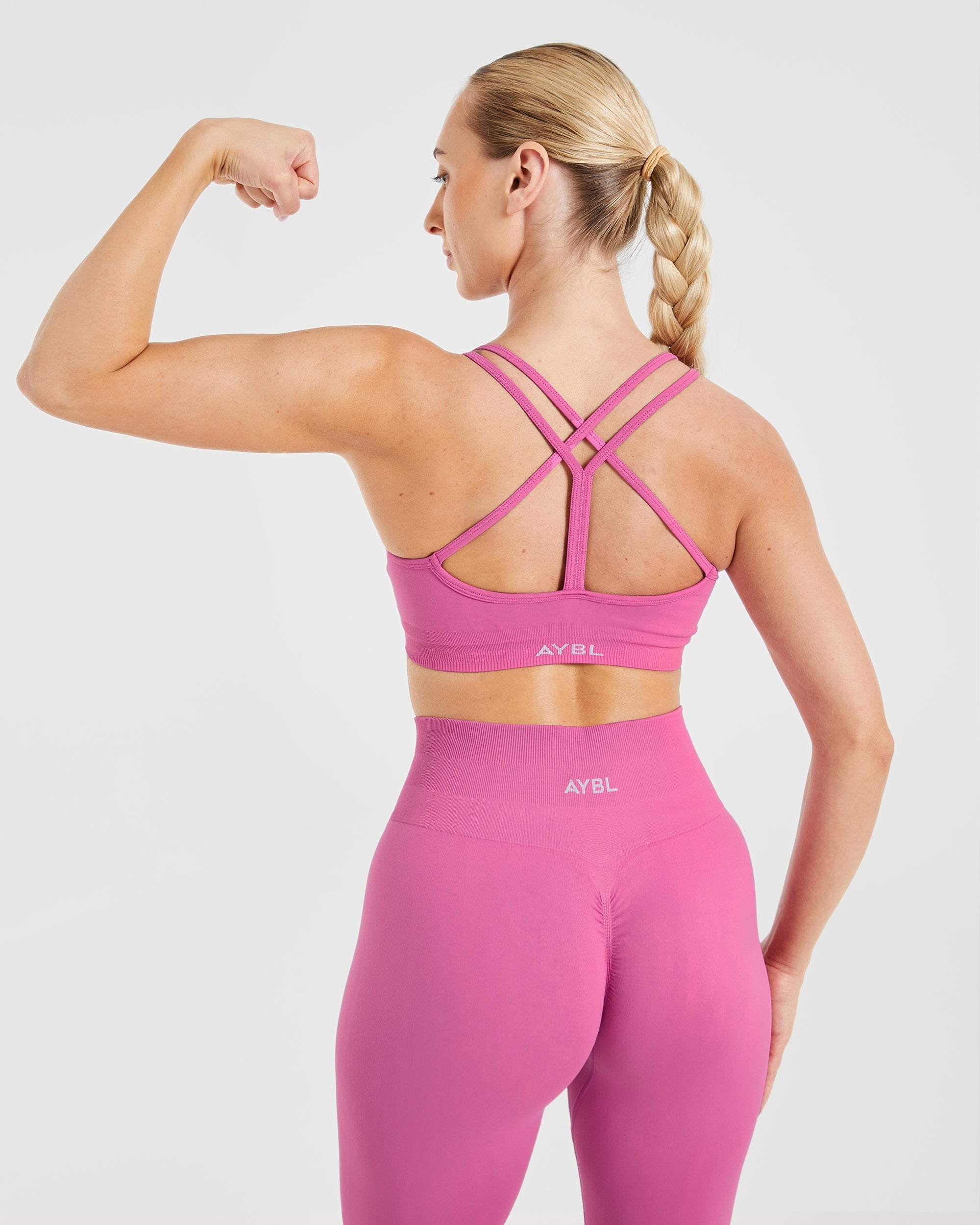 Power Seamless Sports Bra - Rosa