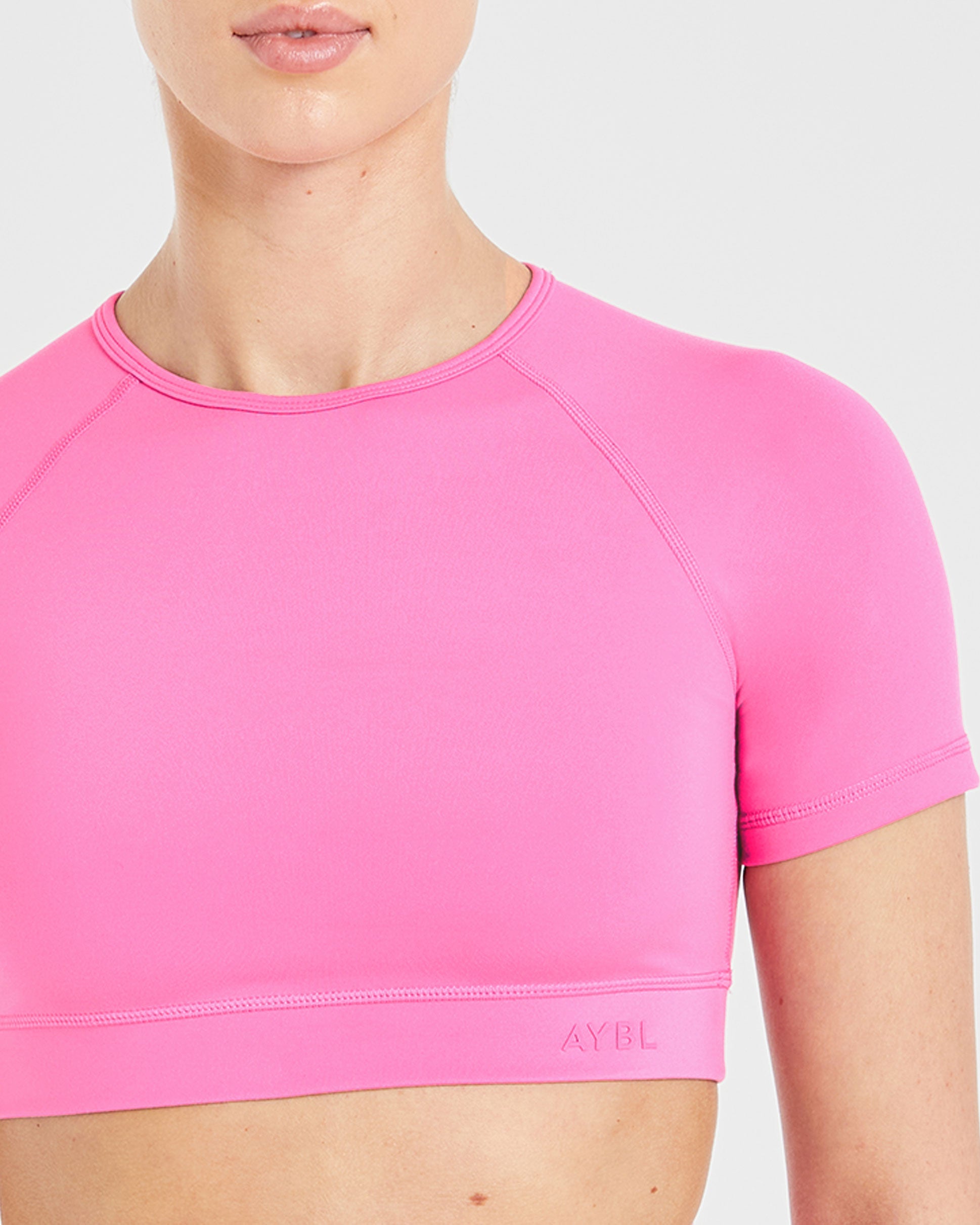 Staple Crop Top - Summer Rosa