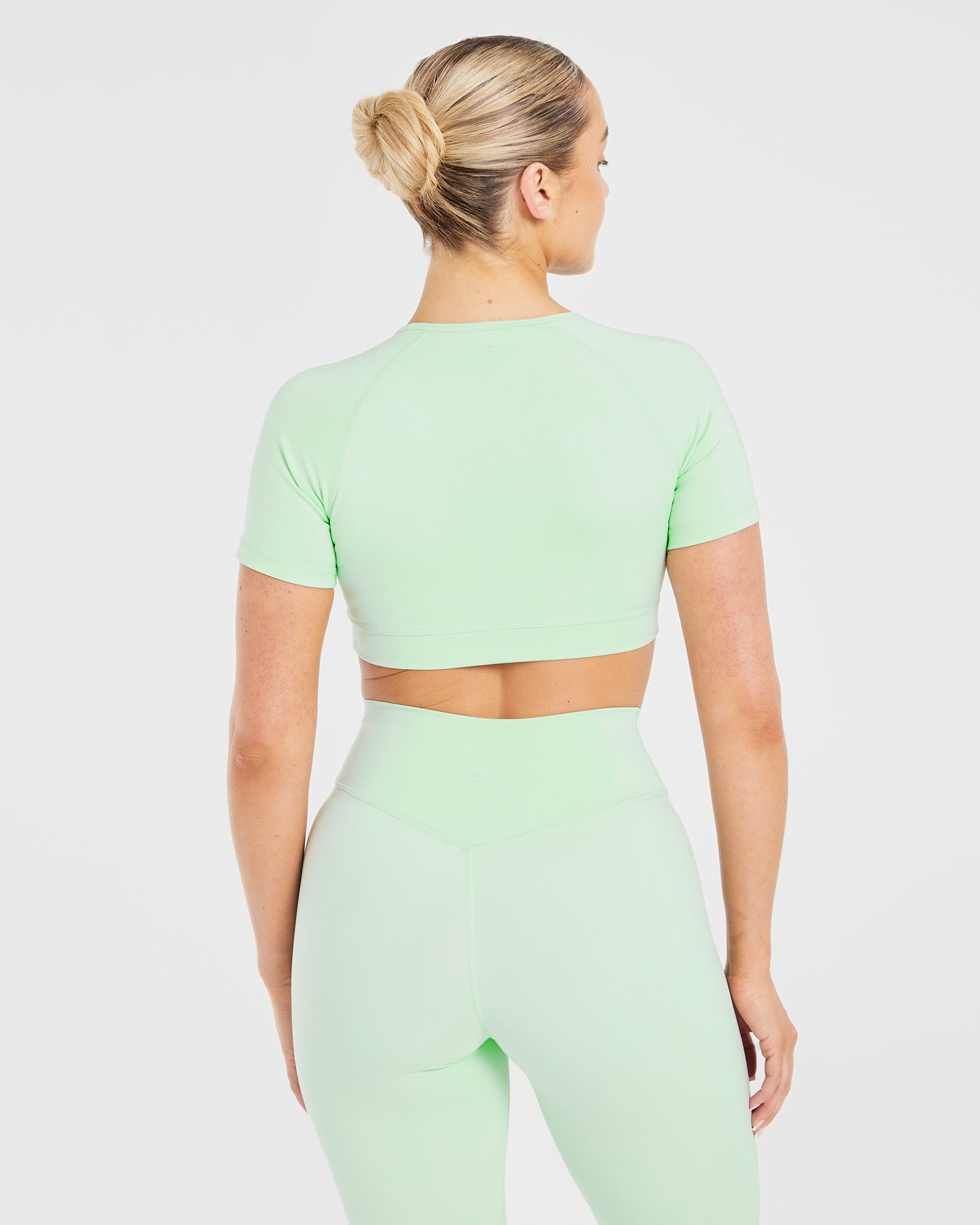 Staple Crop Top - Mint Grün