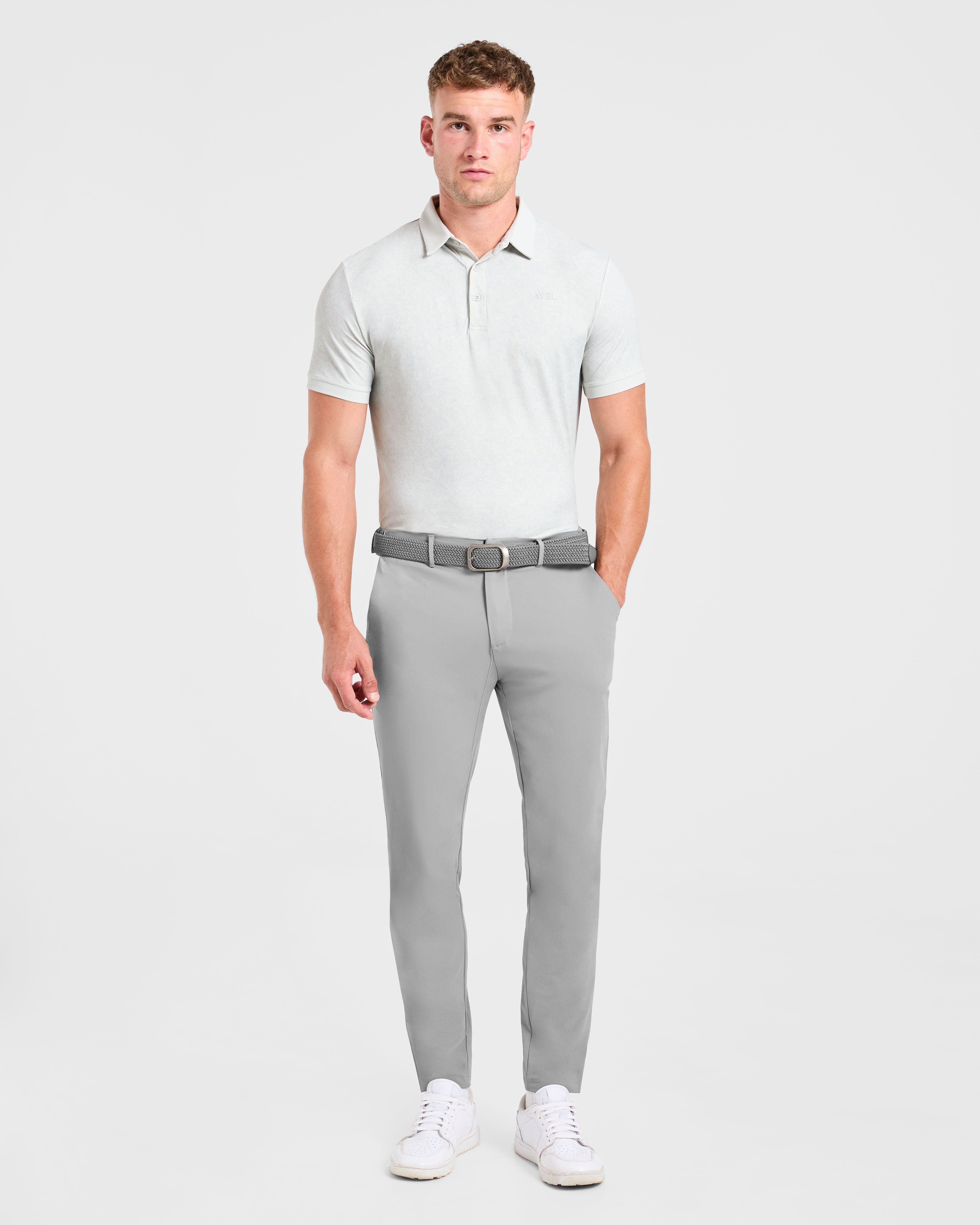 Precision Static Polo - Ice Grau