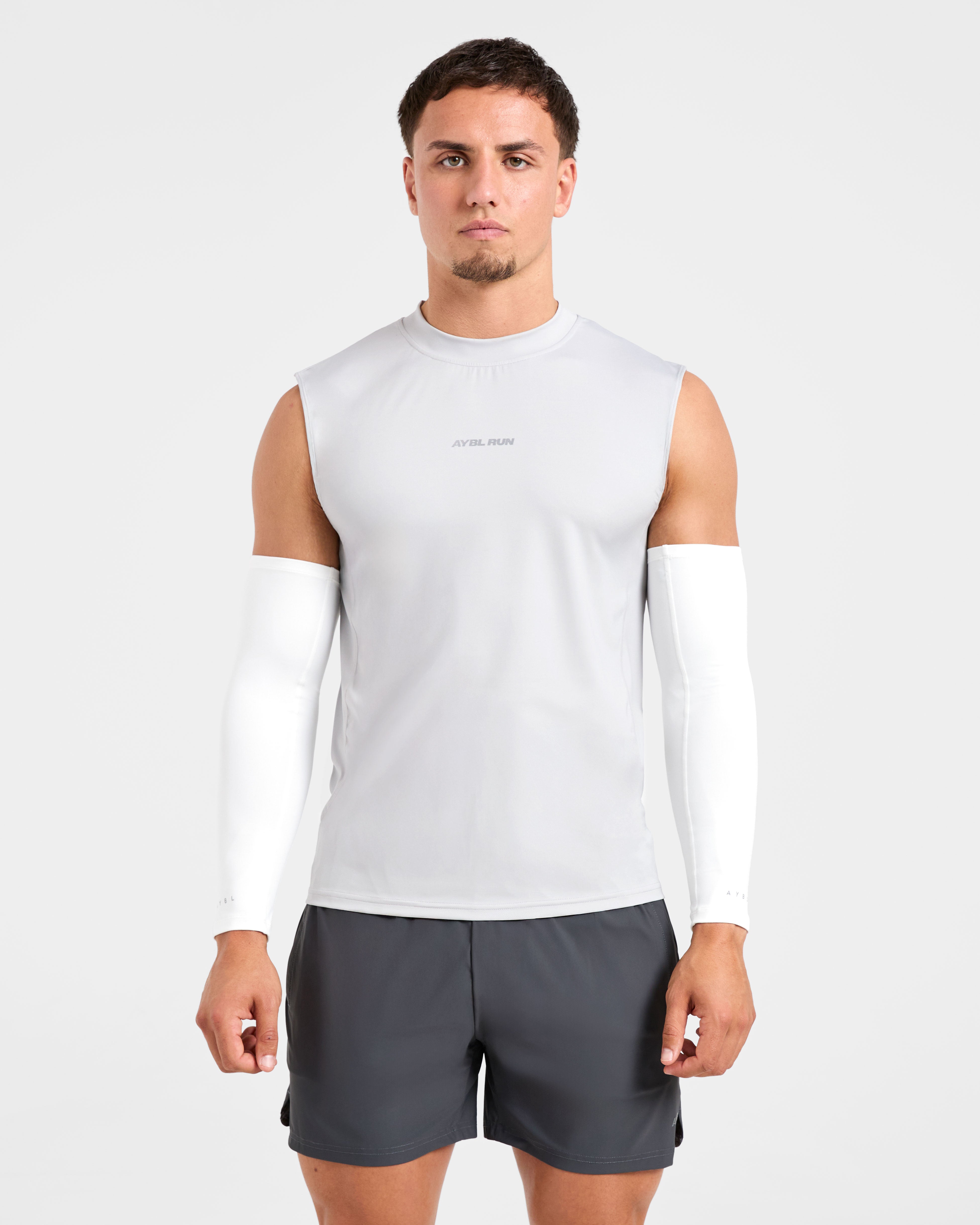 Base Layer Arm Sleeves - Weiß