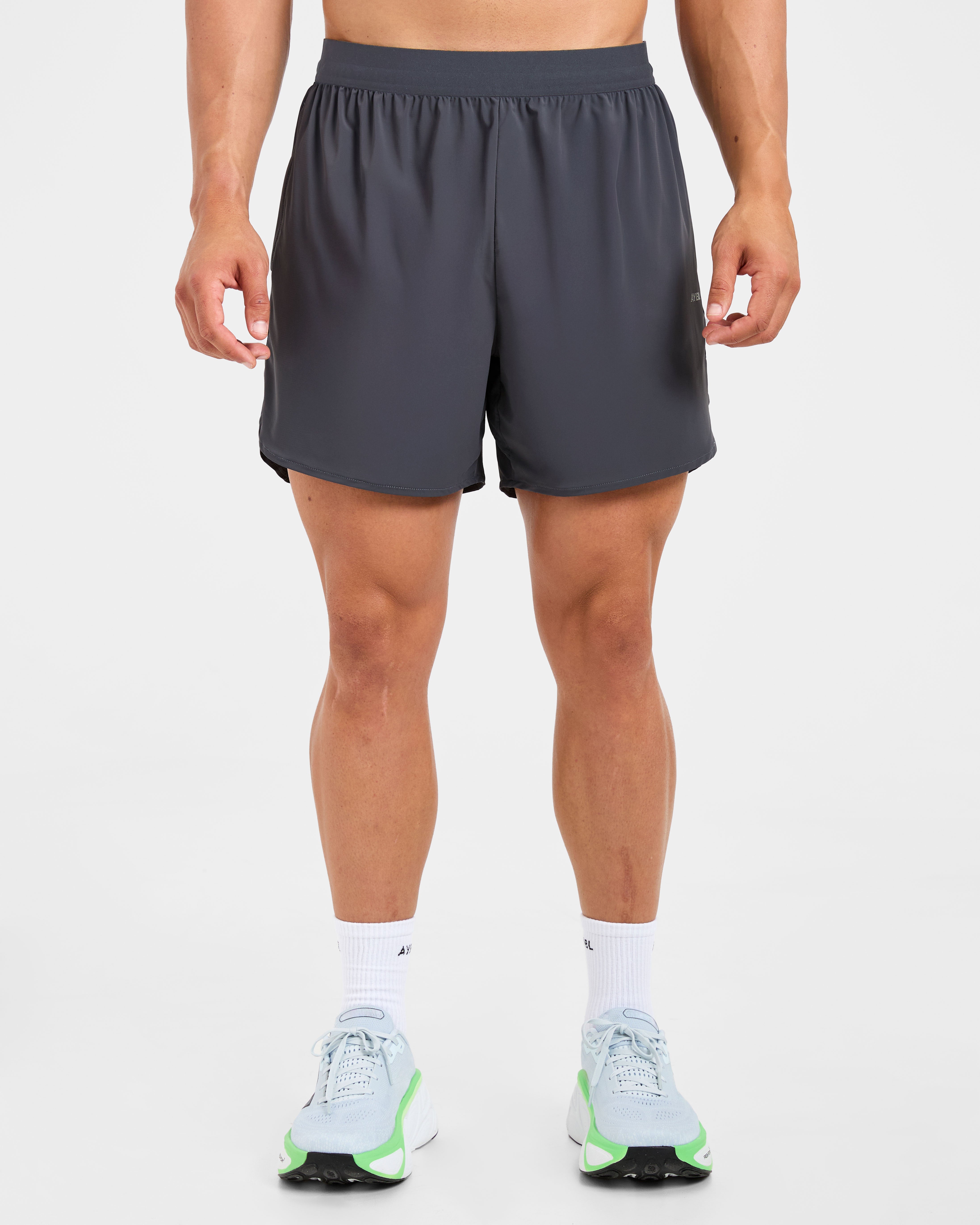 Run Speed Shorts - Hurricane Grau