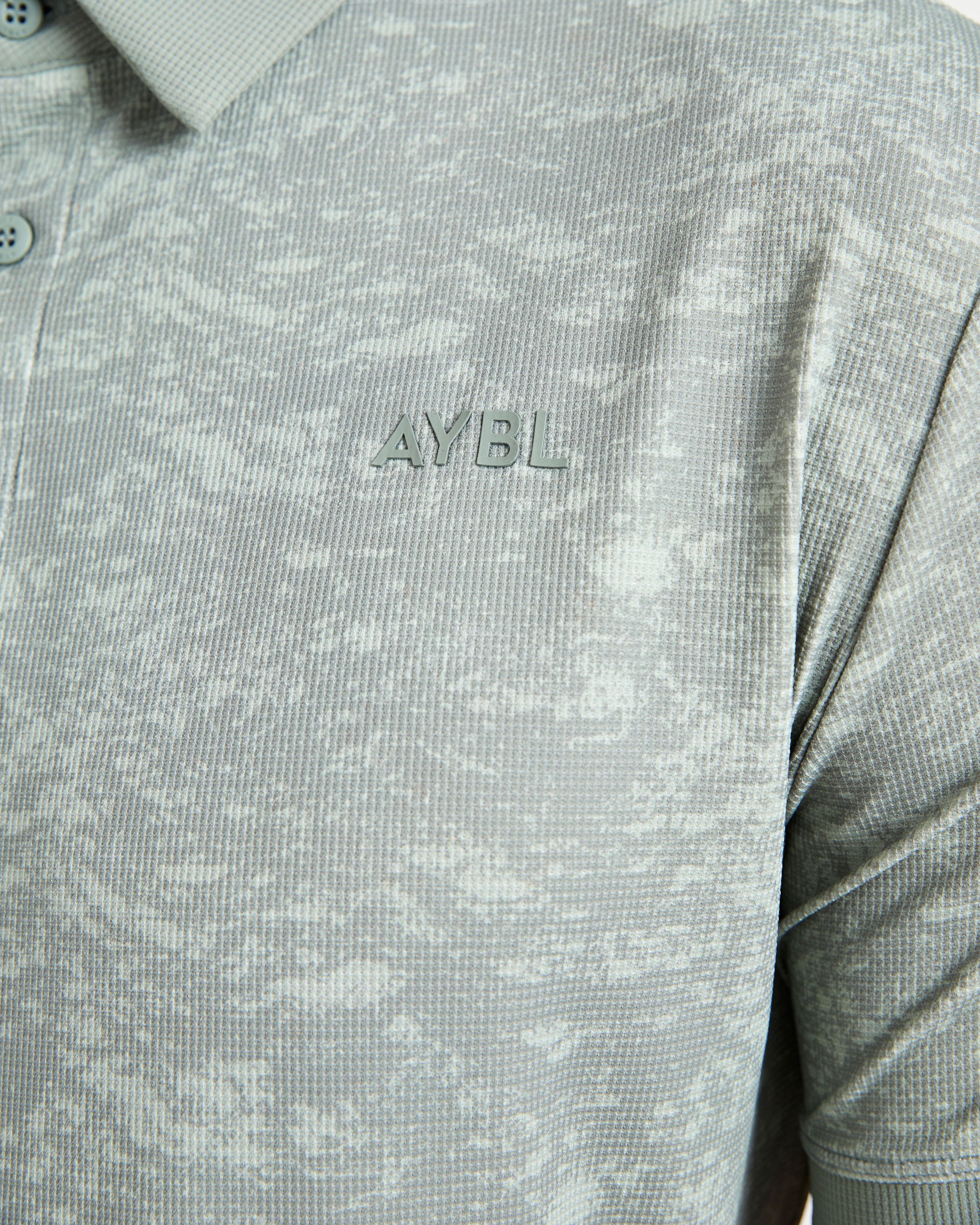Precision Texture Polo - Deep Washed Sage