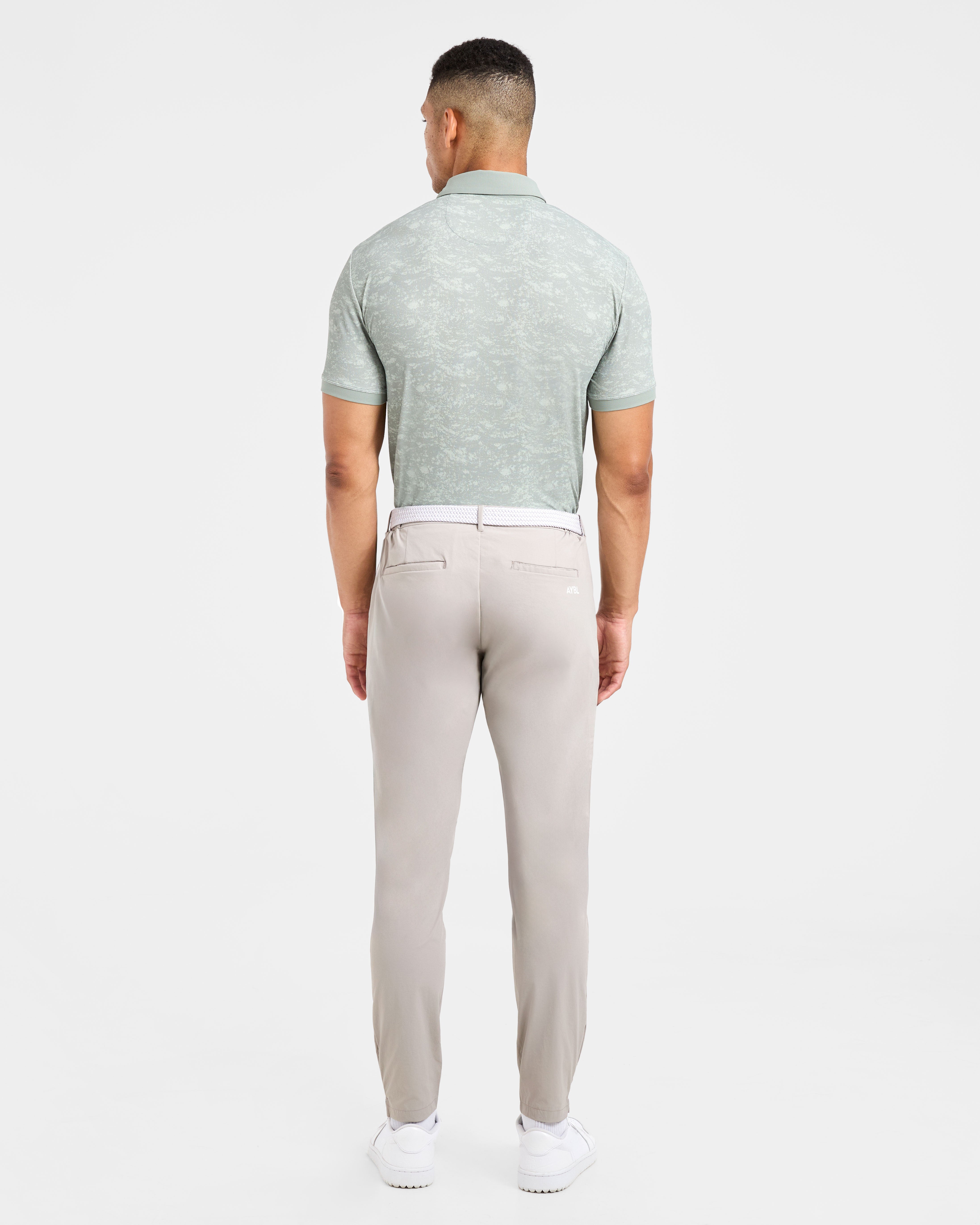Precision Texture Polo - Deep Washed Sage