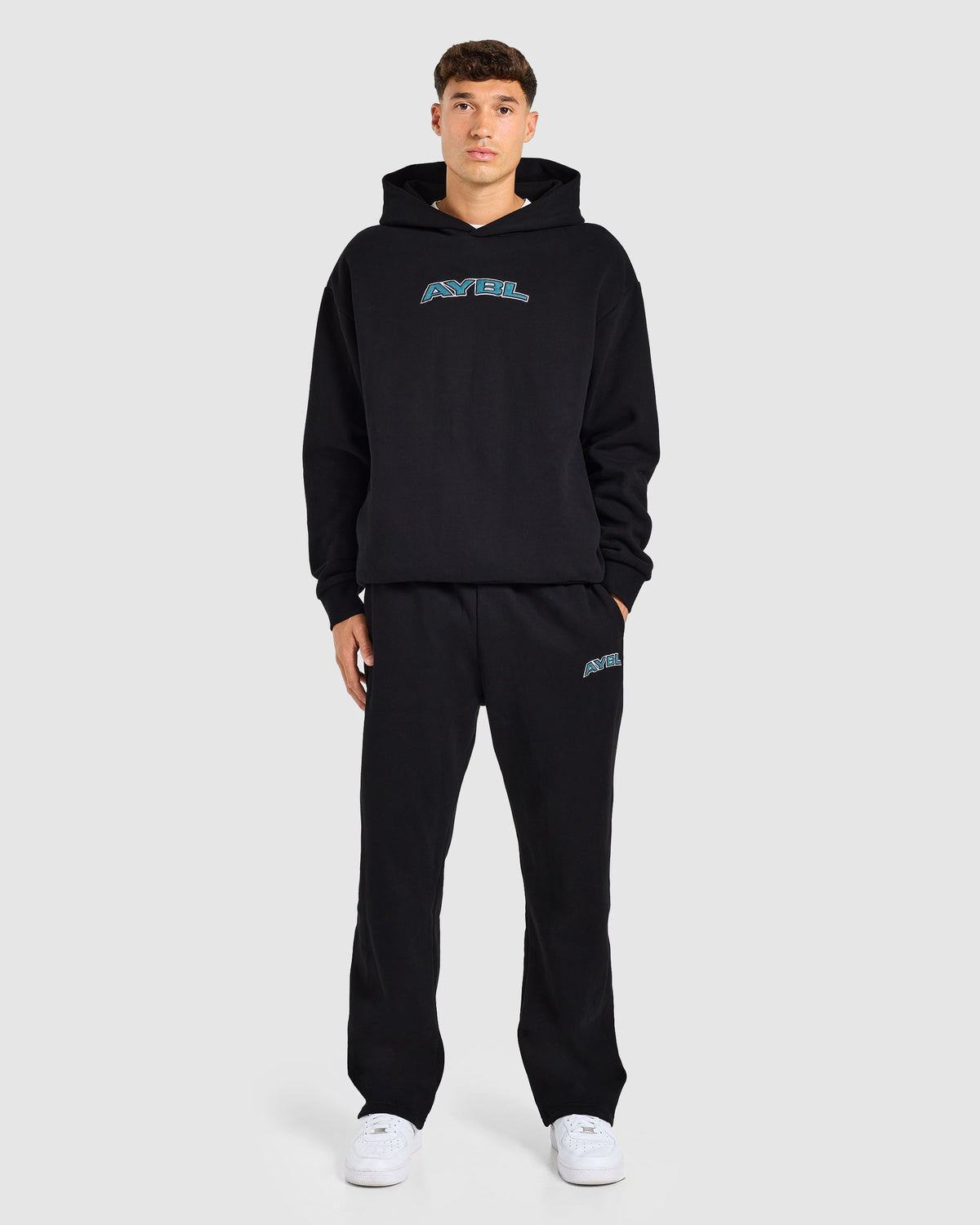 AYBL Society Oversized Hoodie - Schwarz
